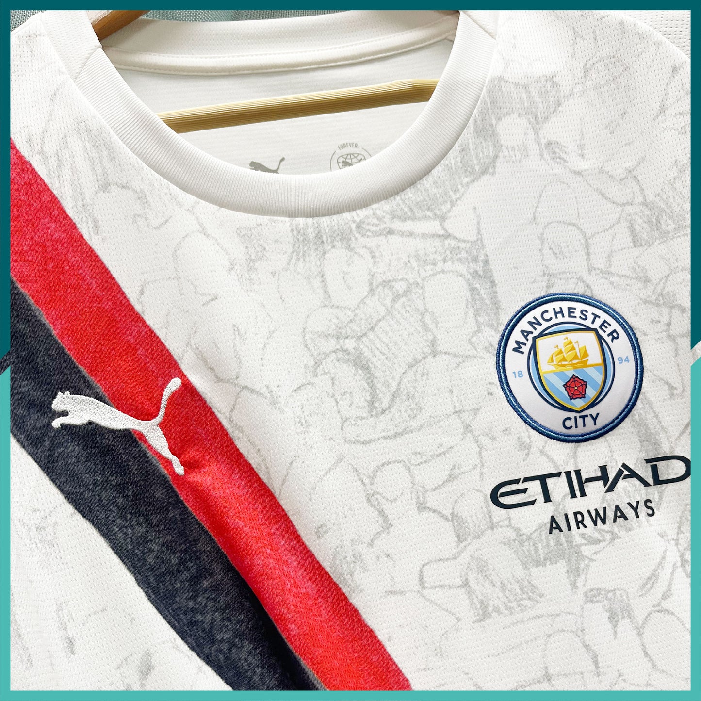 2025 曼城世冠盃作客球衣