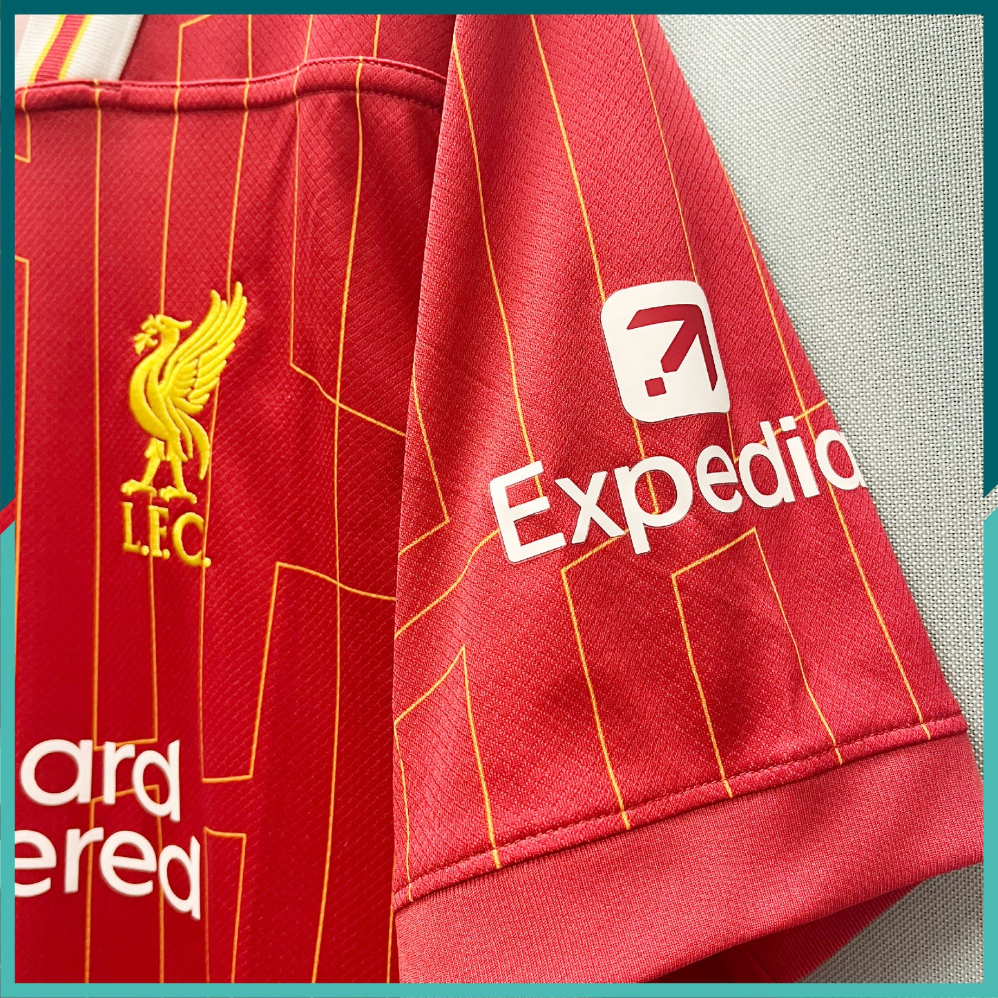 (Nameset & Patches Included) 2024-25 Liverpool Home Jersey