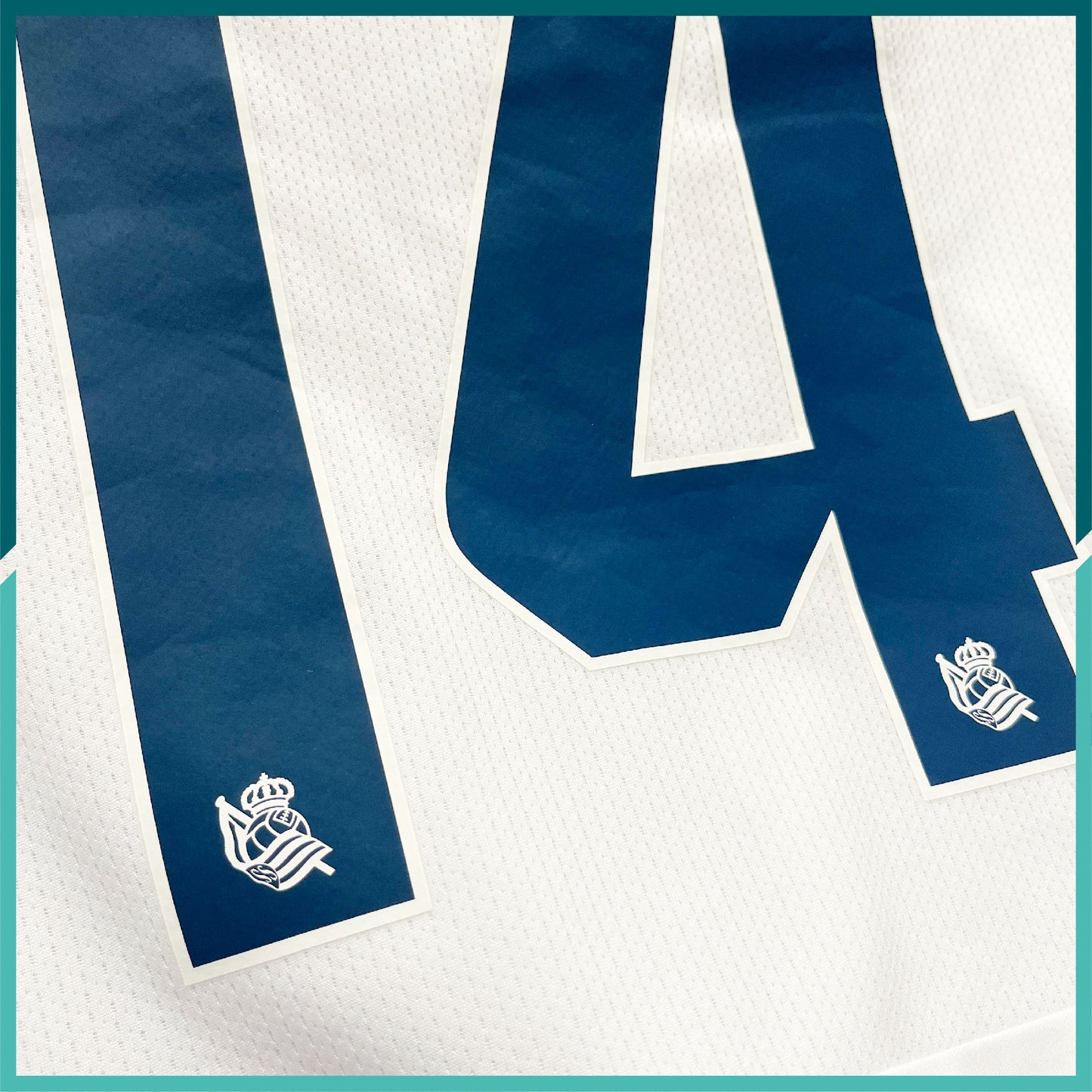 (Nameset & Patches Included) 2023-24 Real Socieded Home Jersey