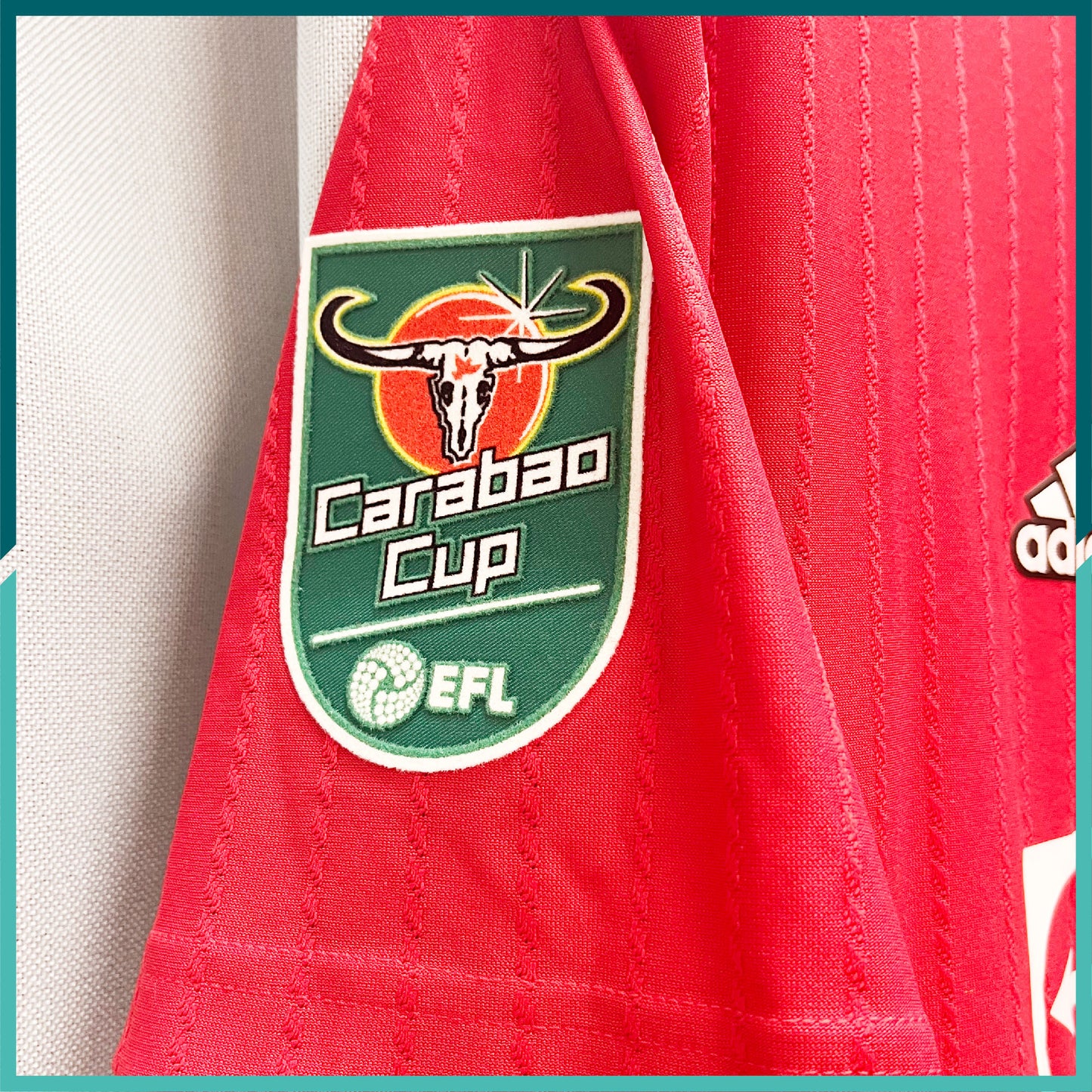 (Nameset, Patches & MDT Included) Player Issue 2022-23 Manchester United Home Jersey (Carabao Cup Final Version)