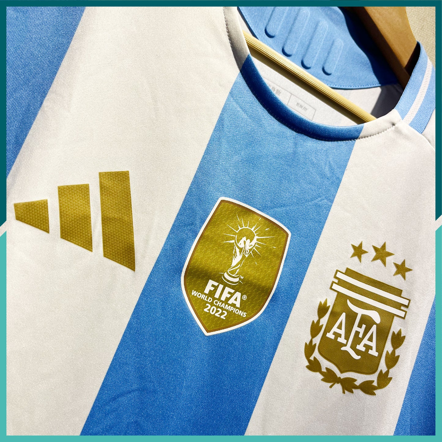 (Nameset Included) Authentic 2022 Argentina Home Jersey