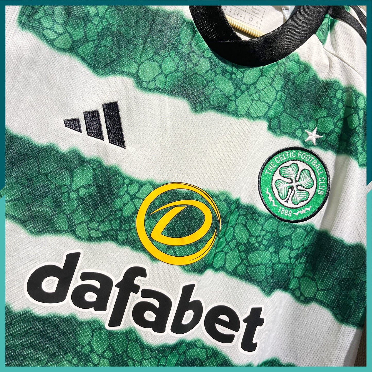 (Nameset & Patch Included) 2023-24 Celtic Home Jersey
