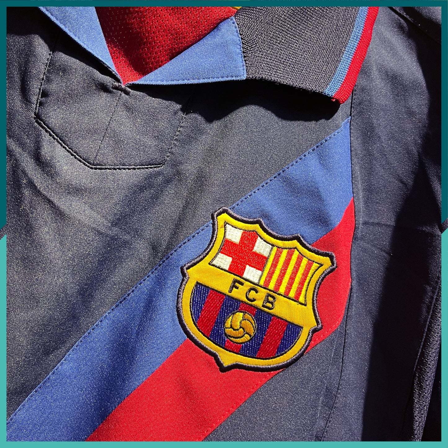 2003-04 Barcelona away jersey