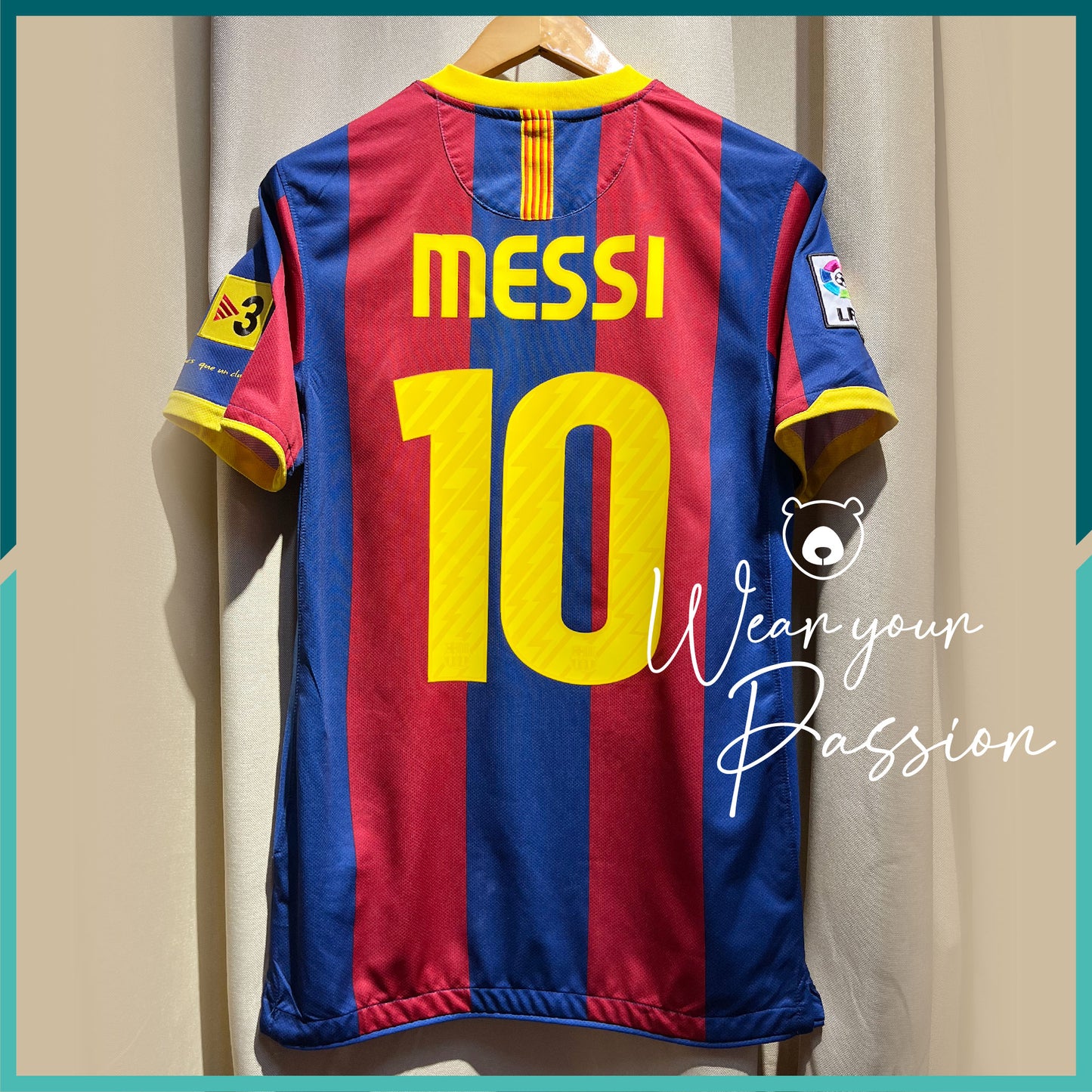 (Nameset & Patches Included) 2010-11 Barcelona Home Jersey