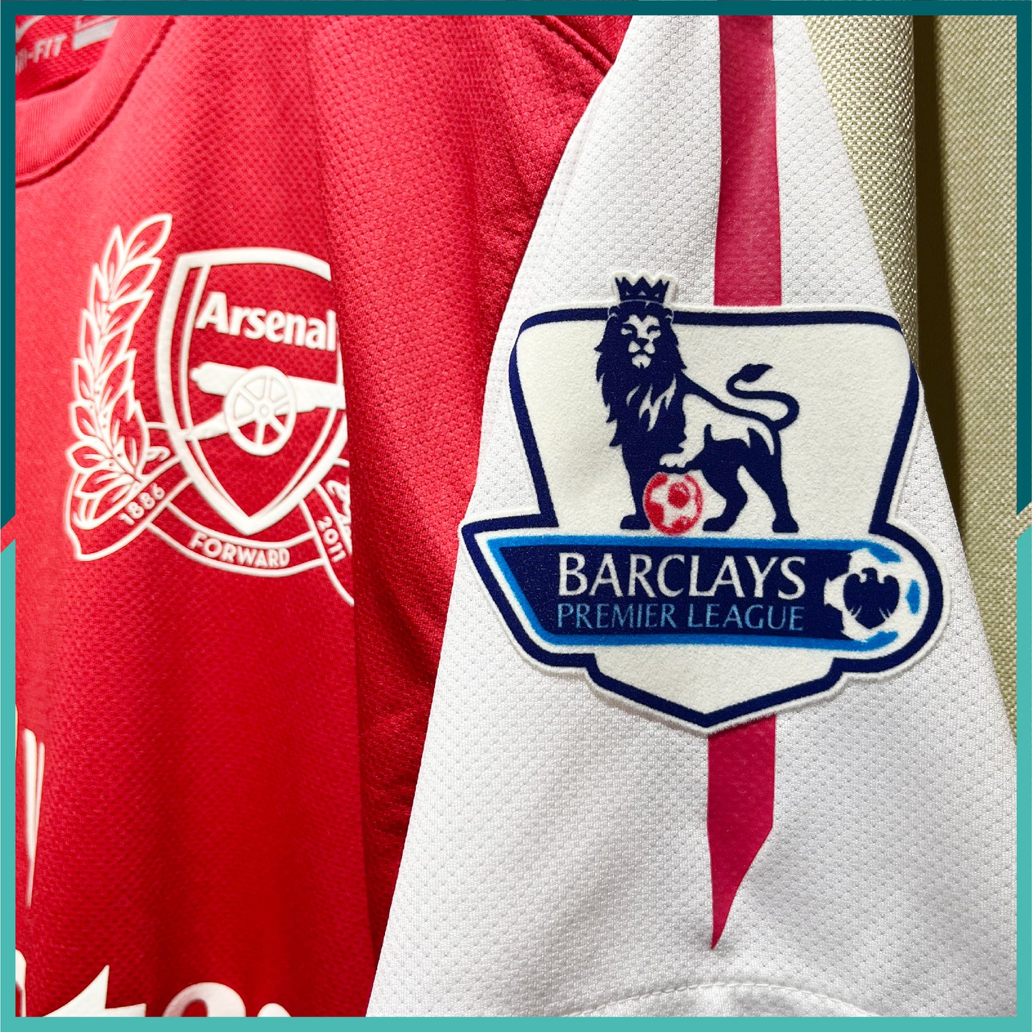 (Patches Included) 2011-12 Arsenal Home Jersey