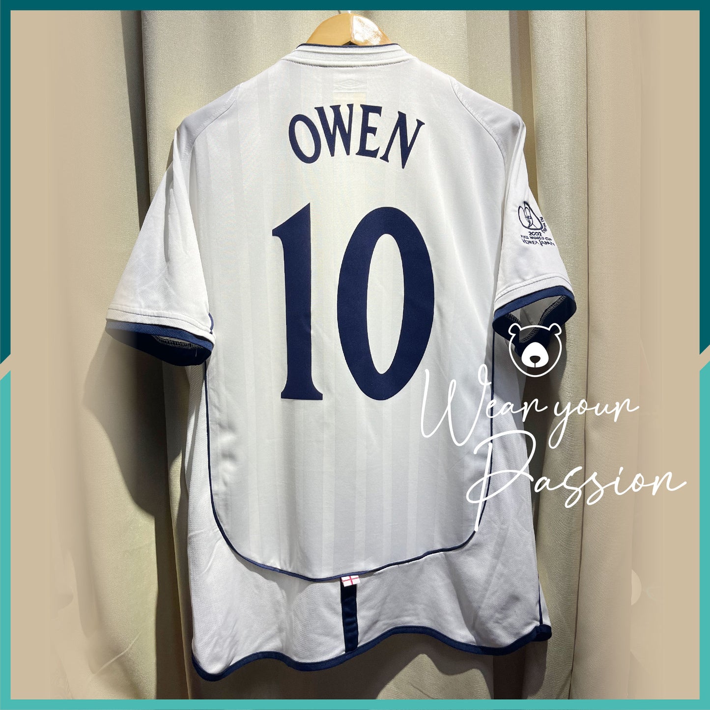 2002-03 England Home Jersey