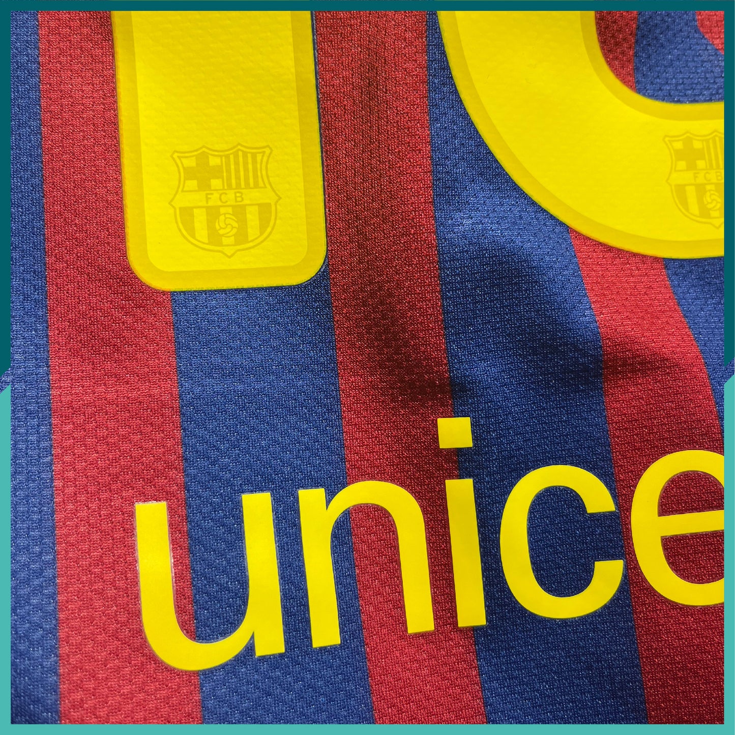 (Nameset & Patches Included) 2011-12 Barcelona Home Jersey