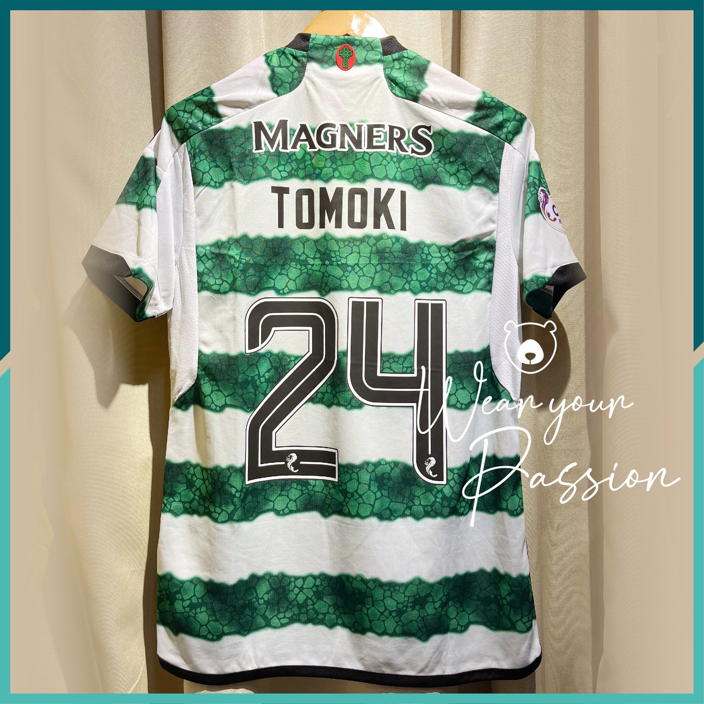(Nameset & Patch Included) 2023-24 Celtic Home Jersey