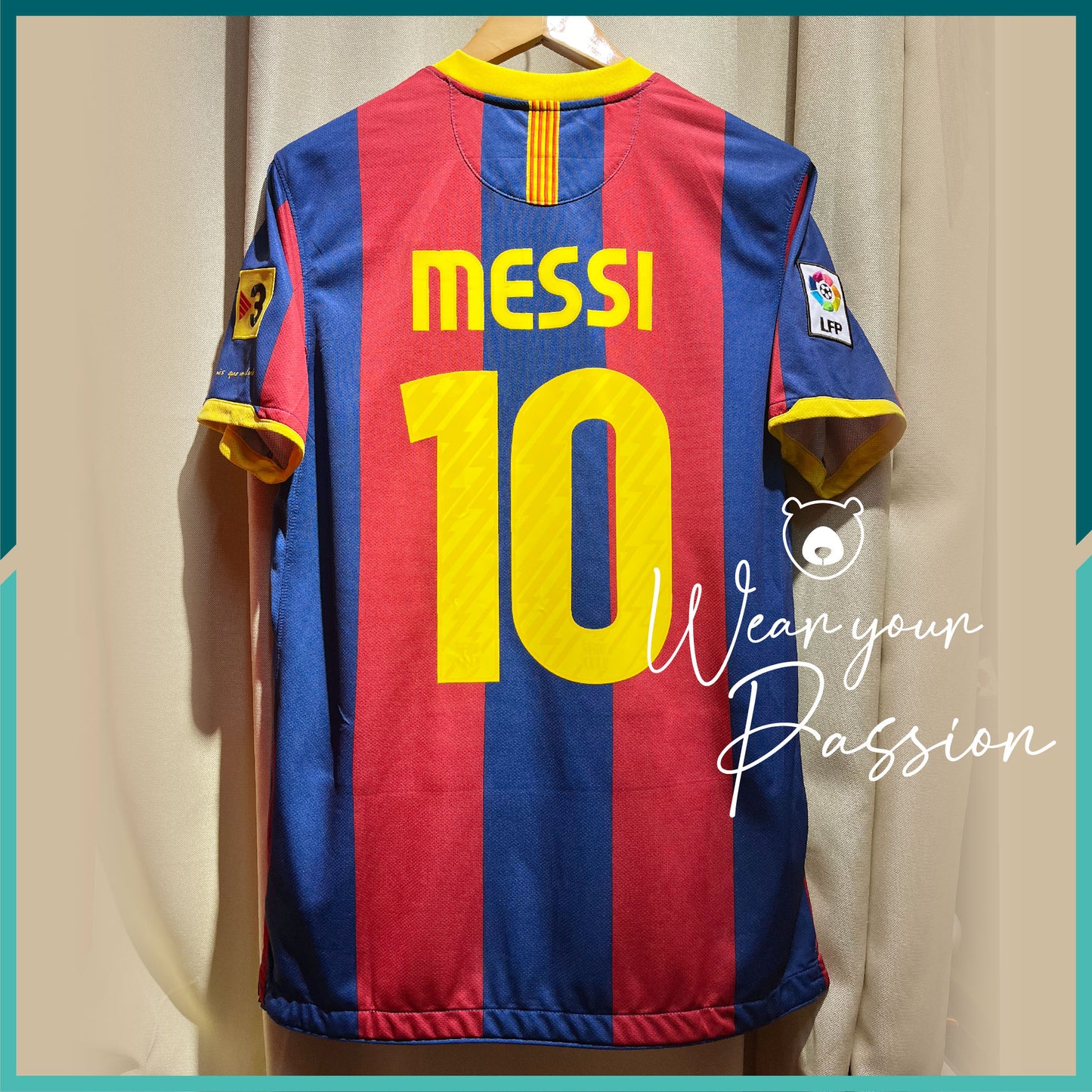 (Nameset & Patches Included) 2010-11 Barcelona Home Jersey