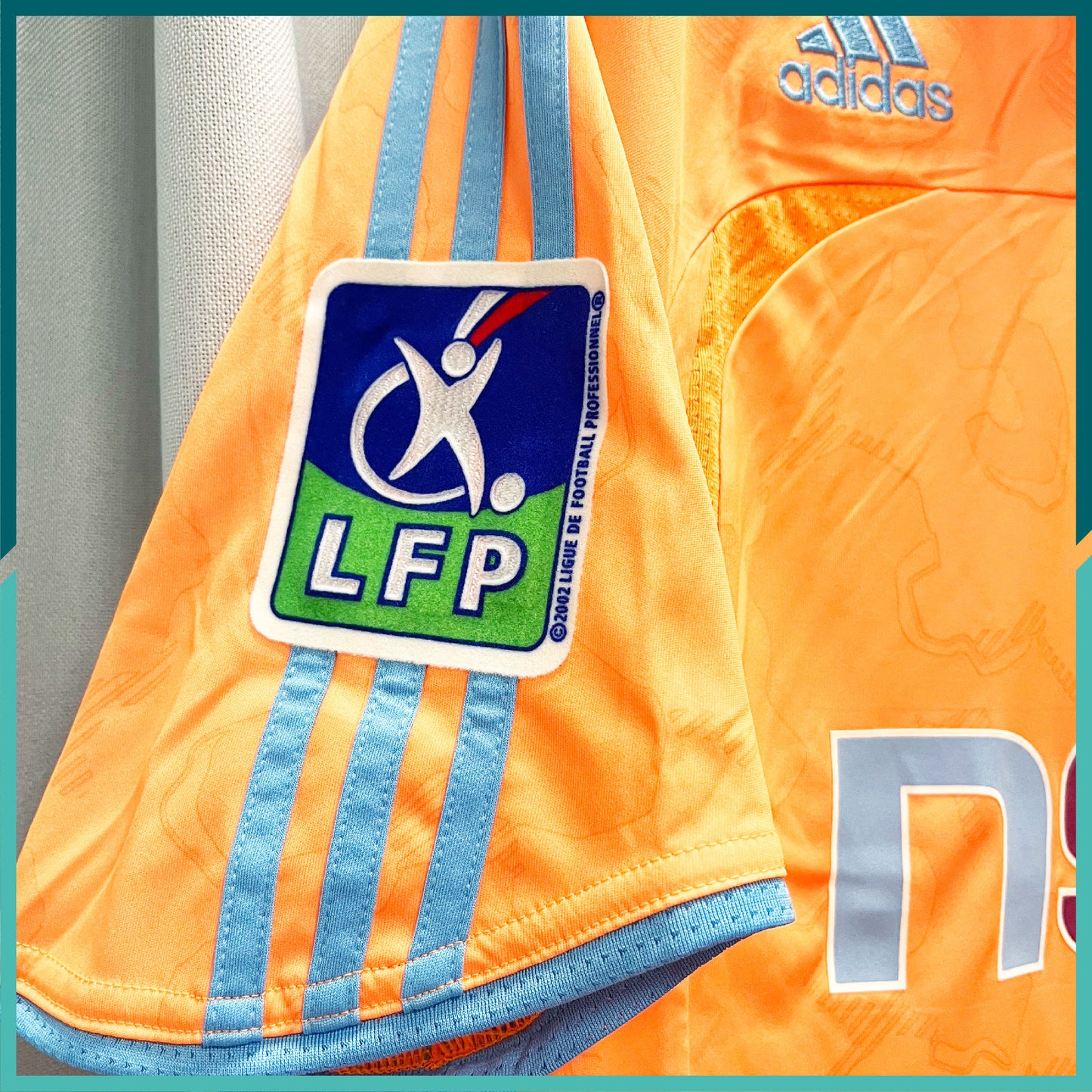 (Nameset & Patch Included) 2007-08 Olympique de Marseille 3rd Away Jersey