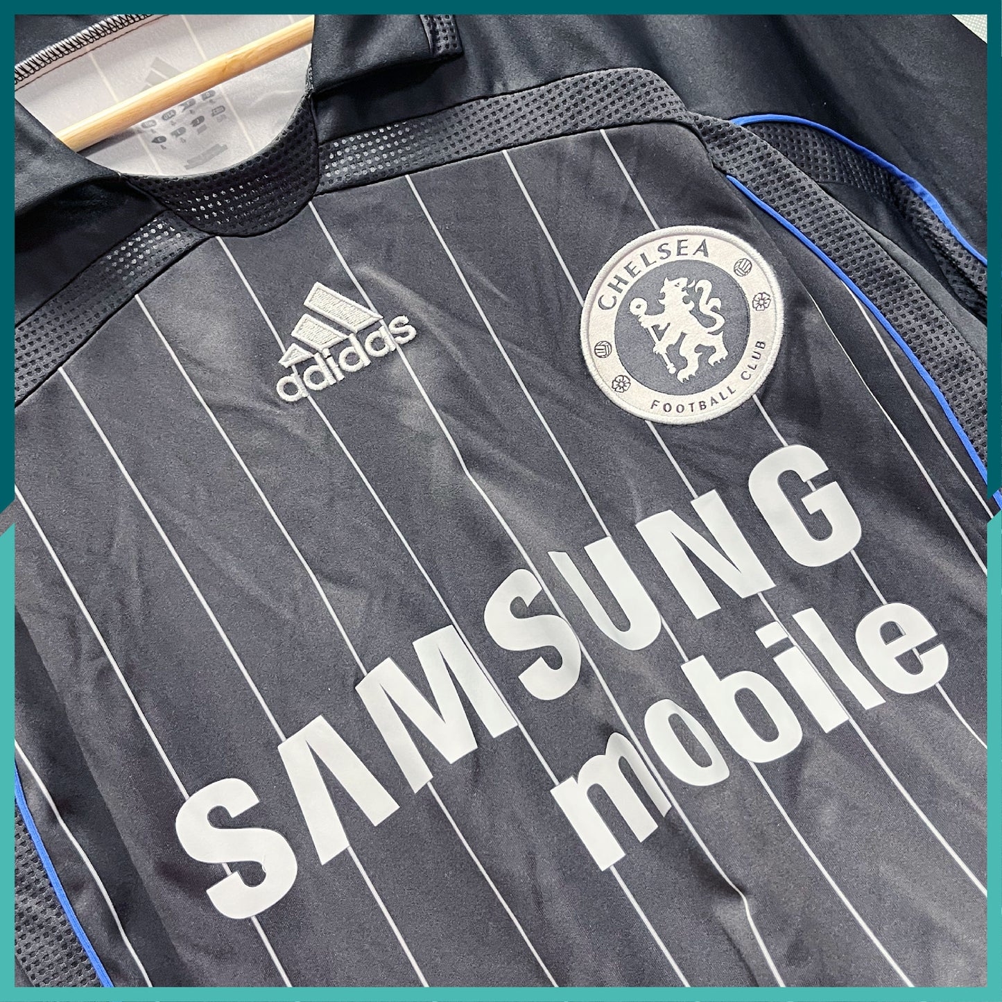 (Nameset & Patch Included) 2006-07 Chelsea Away Jersey