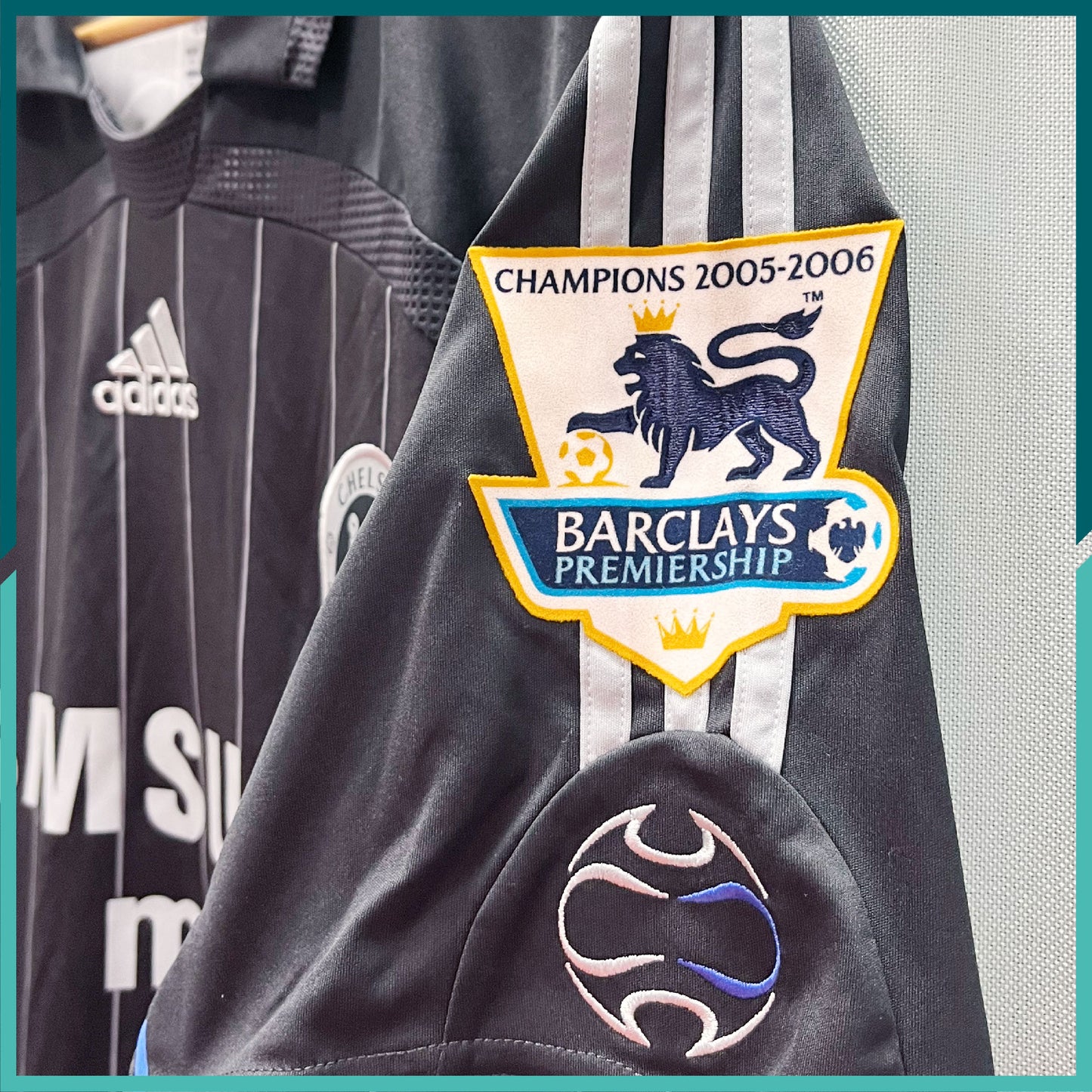 (Nameset & Patch Included) 2006-07 Chelsea Away Jersey