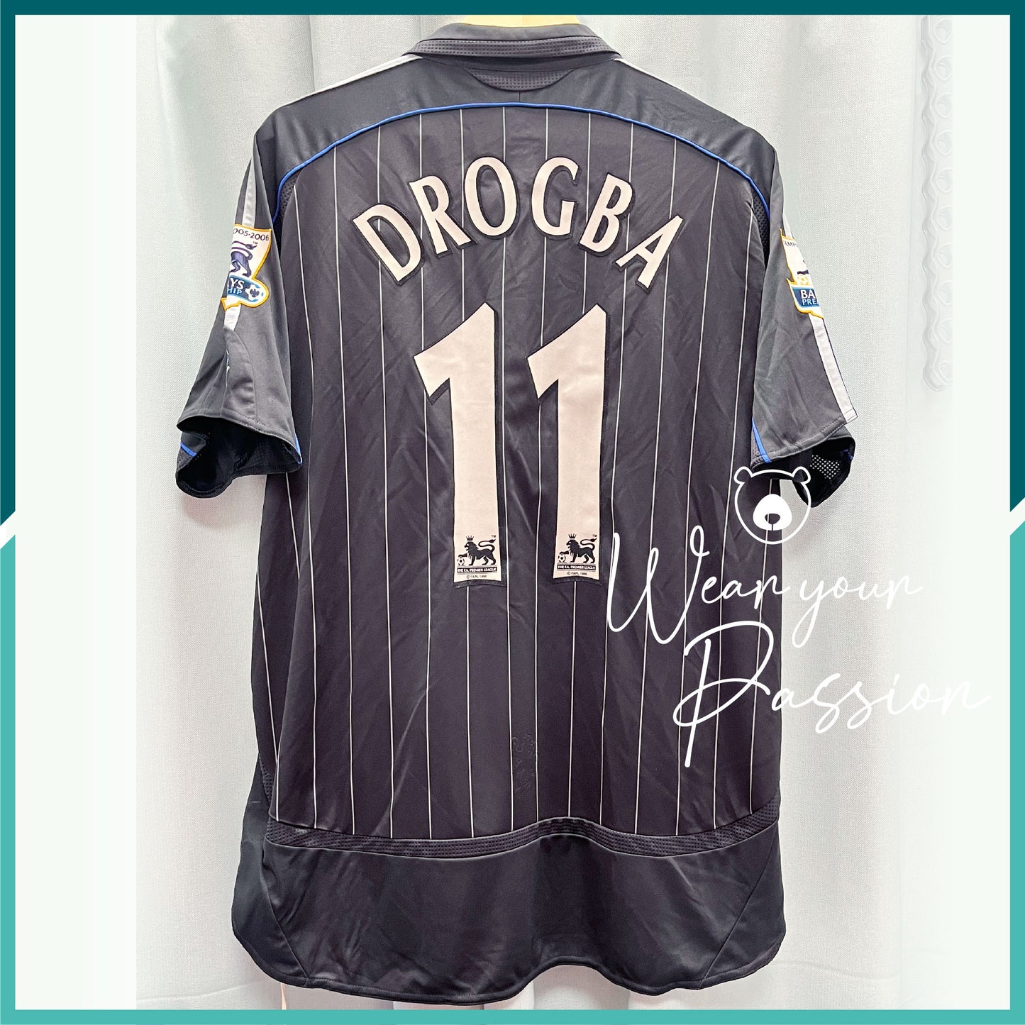 (Nameset & Patch Included) 2006-07 Chelsea Away Jersey