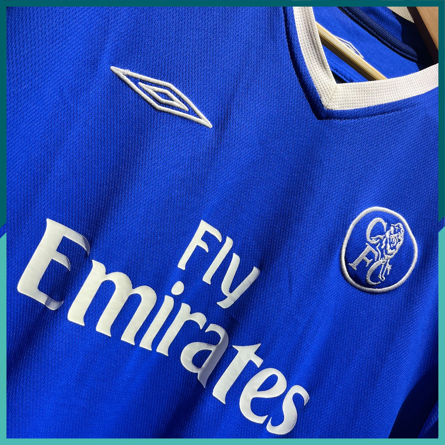 (Nameset & Patch Included )2003-05 Chelsea Home Jersey