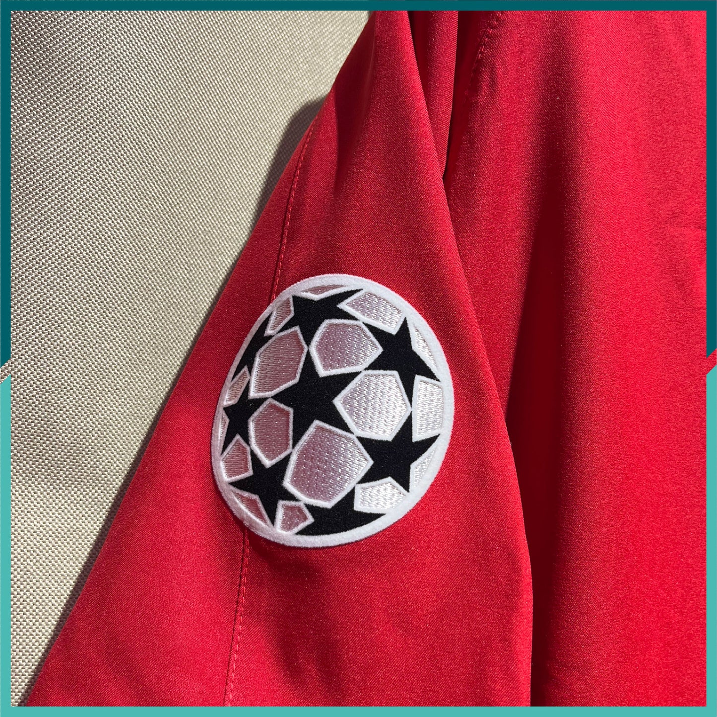 (Nameset & Patch Included) 2002-03 Manchester United Home UCL Jersey