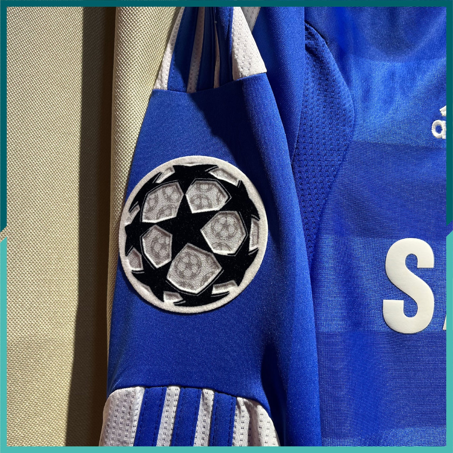 2011-12 Chelsea UCL Home Long Sleeve Jersey (Final 2012 Version)