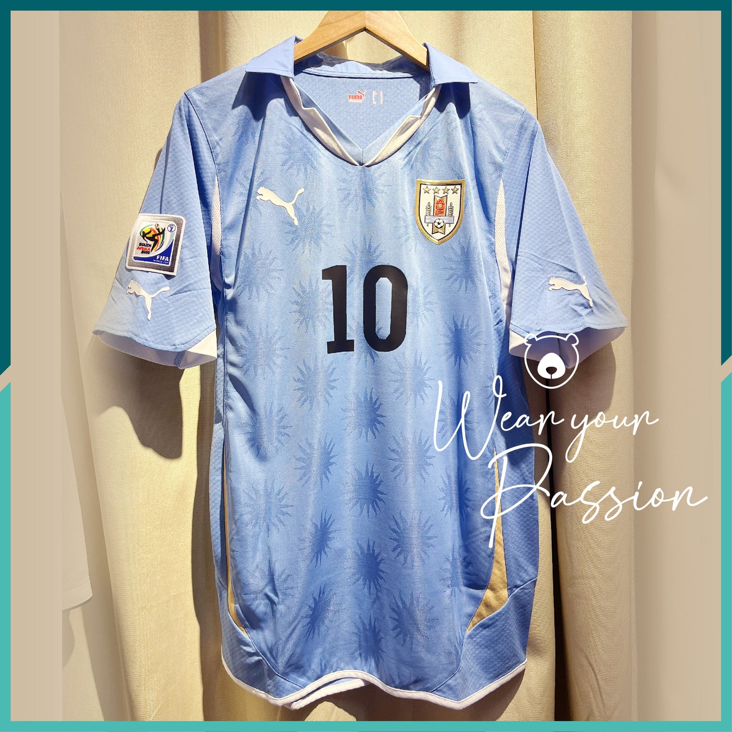 (Nameset & Patch Included) 2020-11 Uruguay Home Jersey
