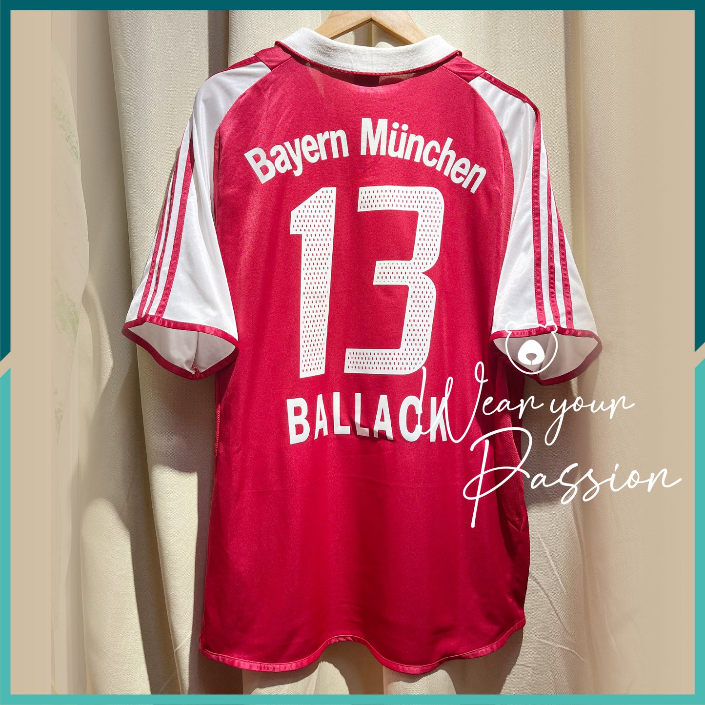 (Nameset Included) 2004-05 FC Bayern Munich Home Jersey