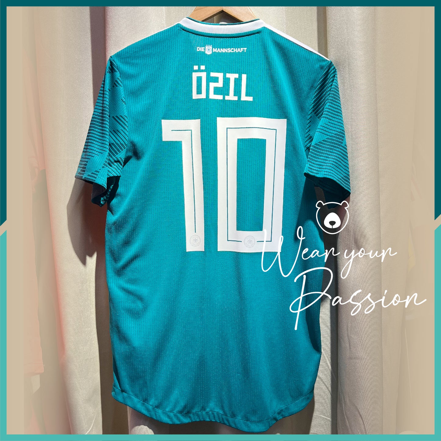 (Nameset Included) Authentic 2018 Germany Away Jersey