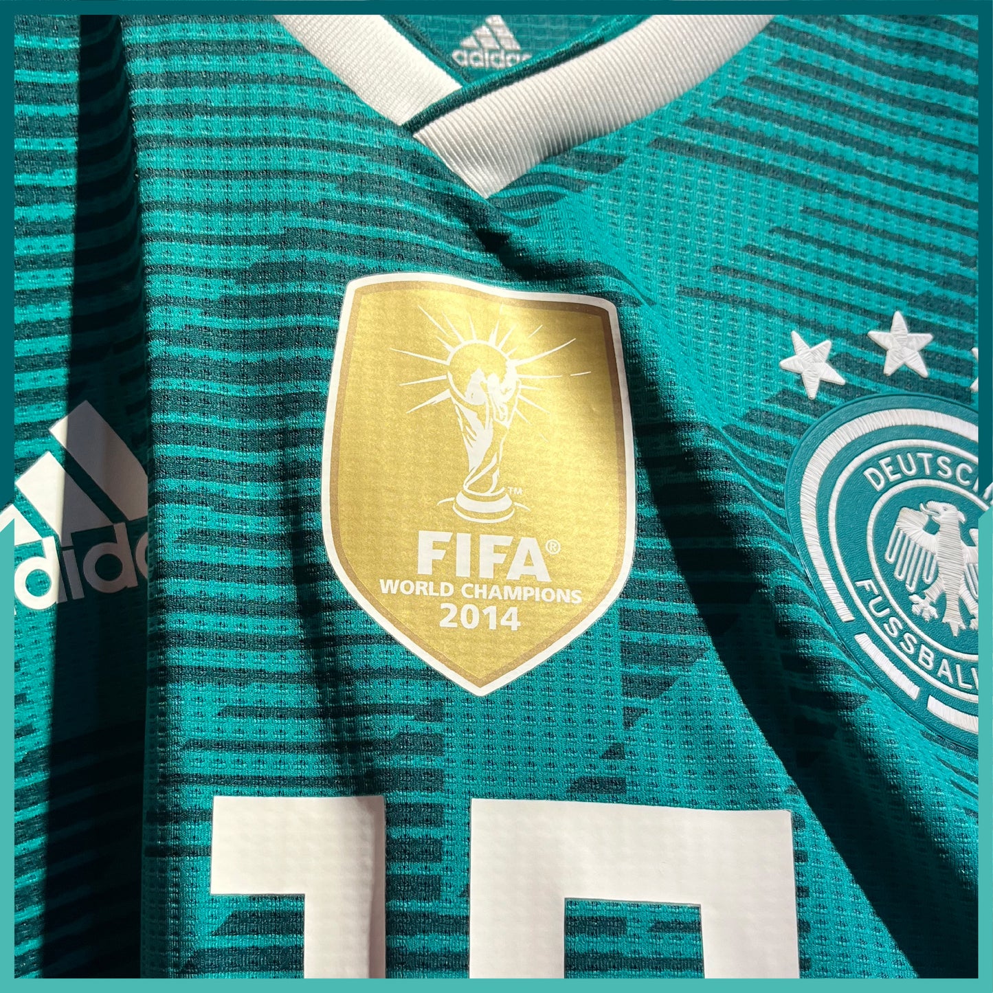 (Nameset Included) Authentic 2018 Germany Away Jersey