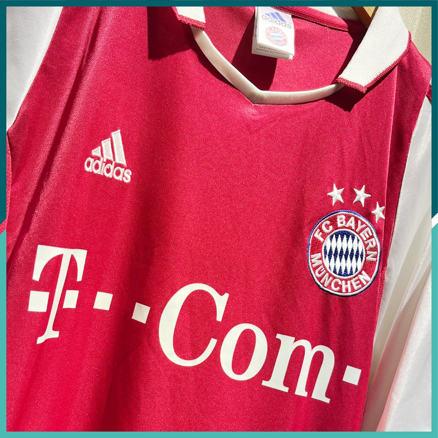 (Nameset Included) 2004-05 FC Bayern Munich Home Jersey