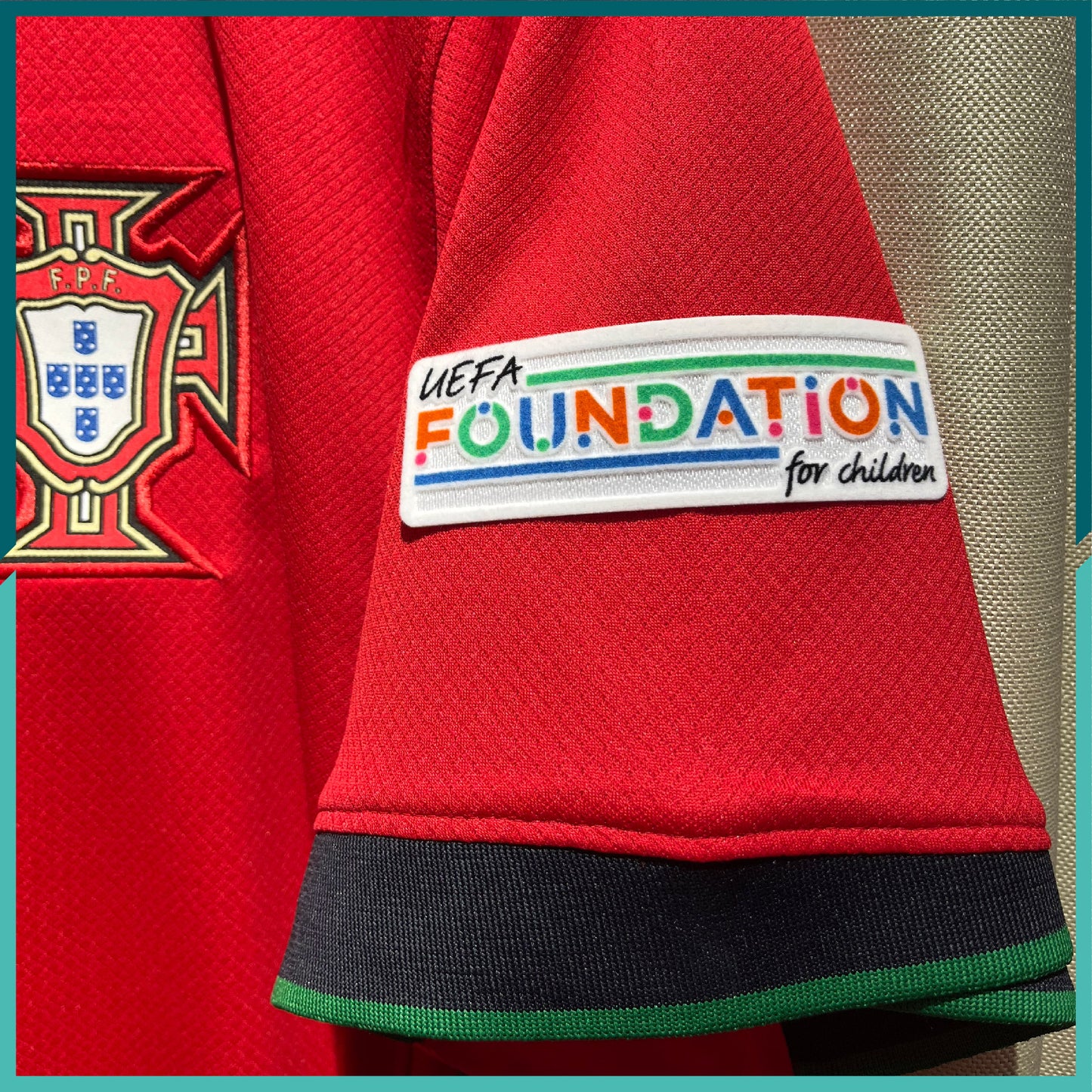 (Nameset & Patches Included) 2024-25 Portugal Home Jersey