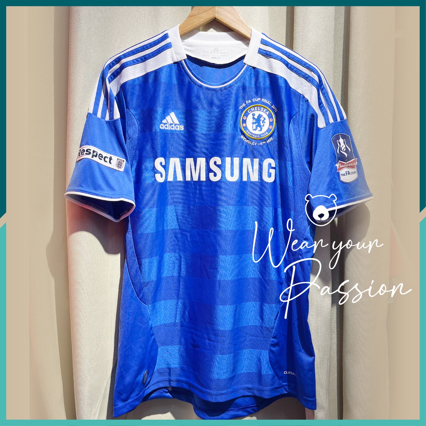 2011-12 Chelsea Home Jersey (FA Cup Final 2012 Version)