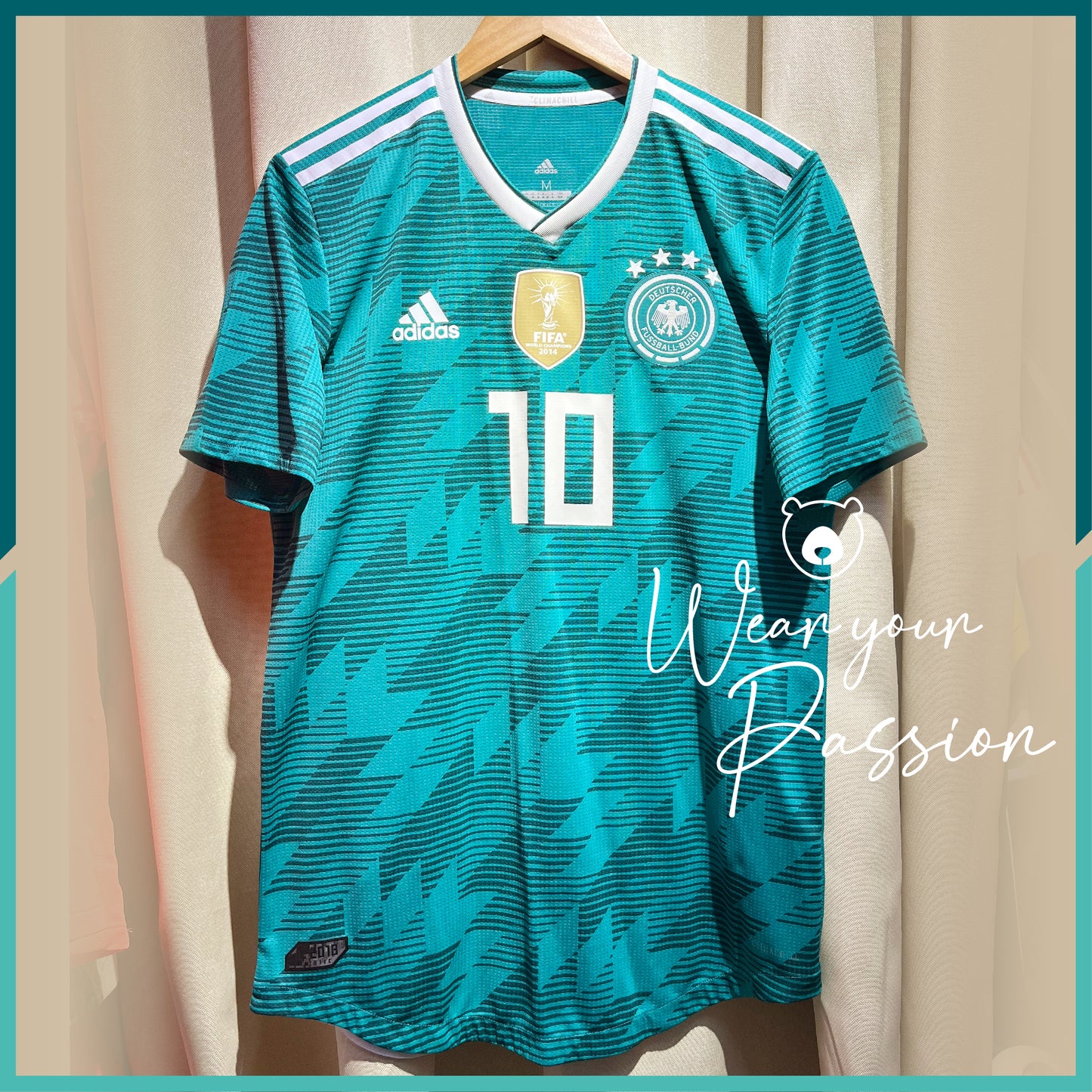 (Nameset Included) Authentic 2018 Germany Away Jersey