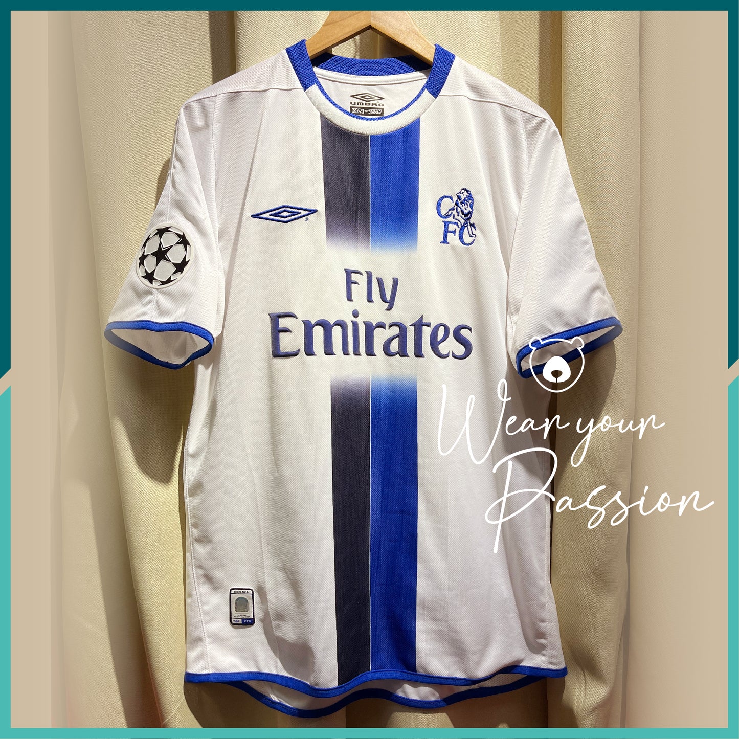 (Nameset & Patch Included) Chelsea Away Jersey (UCL Version)