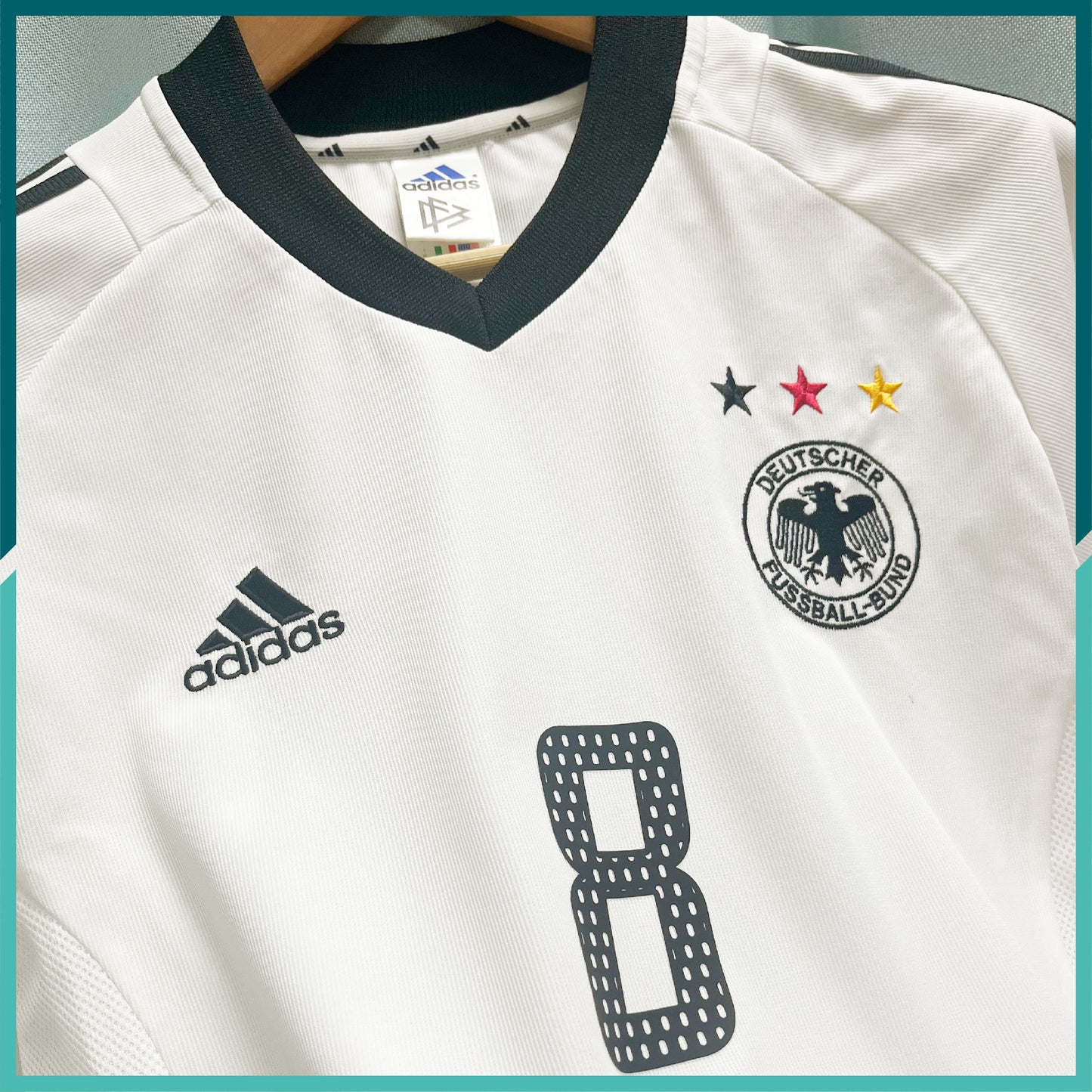 [Nameset Includeed] 2002-03 Germany Home Jersey