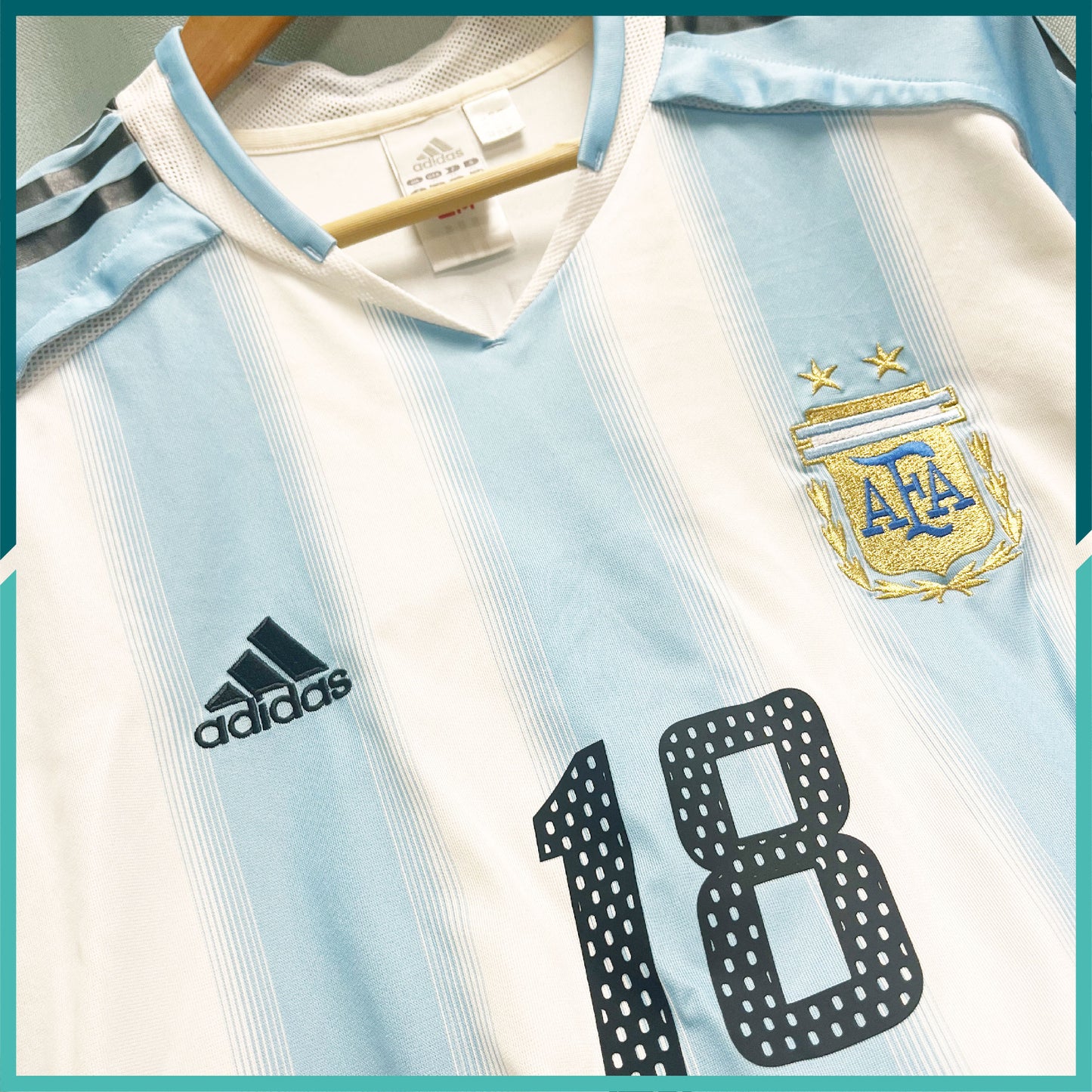 [Nameset Includeed] 2004-05 Argentina Home Jersey
