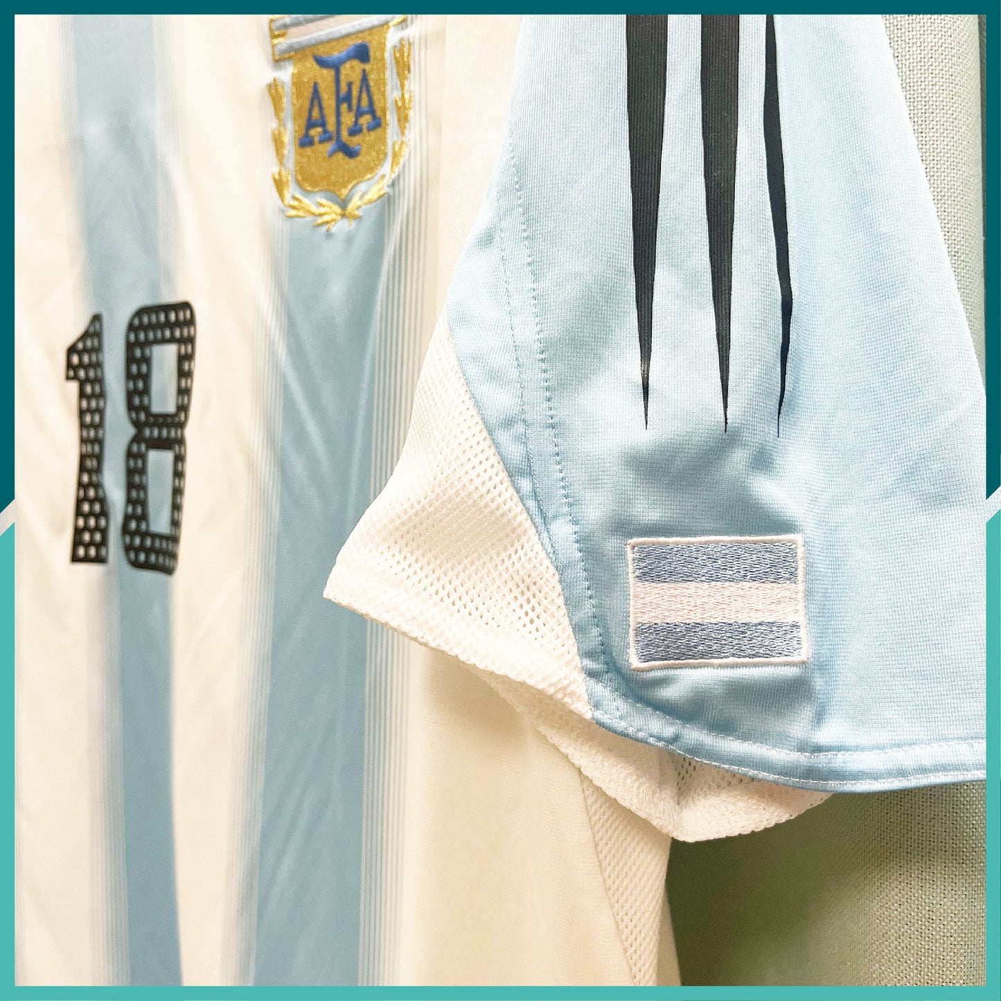 [Nameset Includeed] 2004-05 Argentina Home Jersey