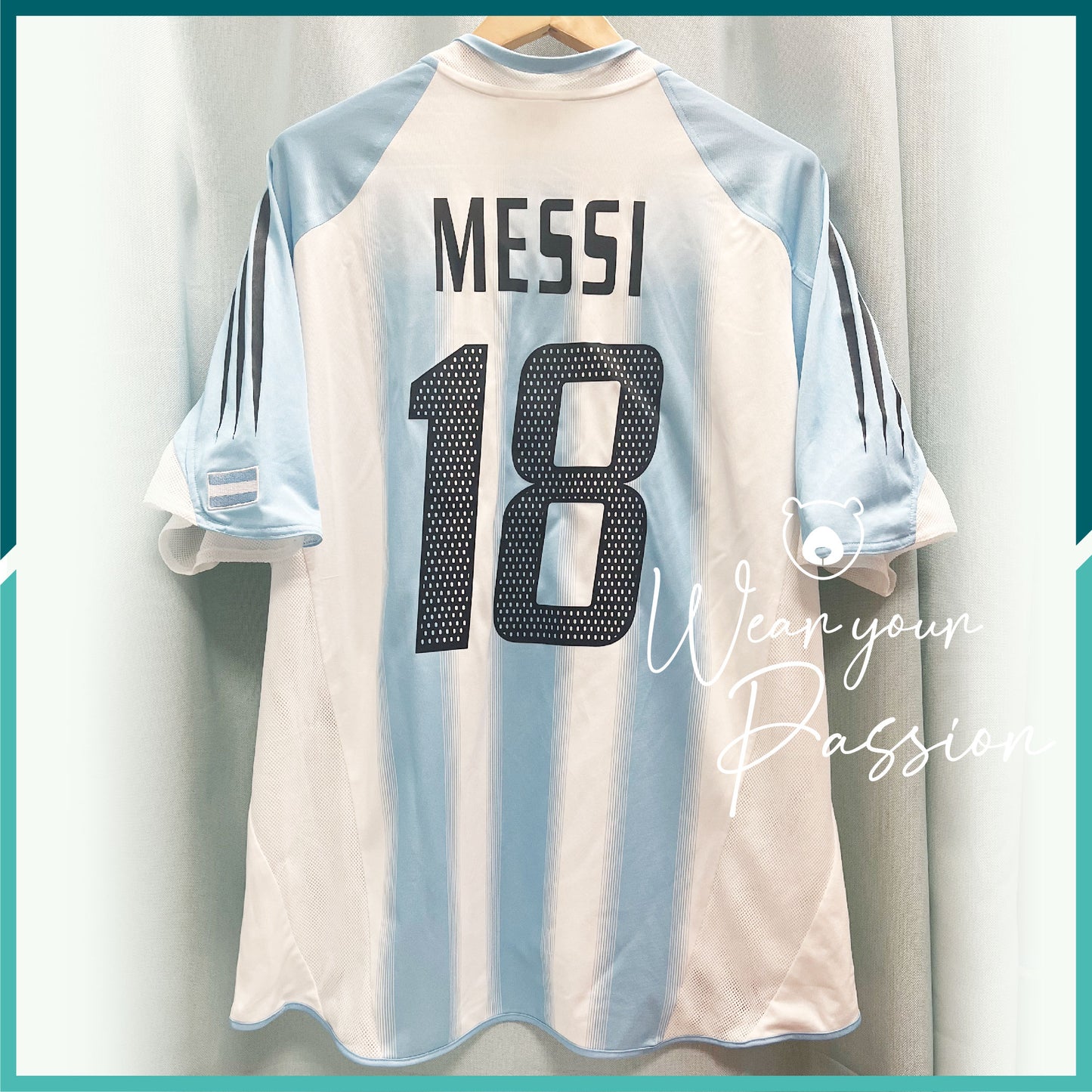 [Nameset Includeed] 2004-05 Argentina Home Jersey