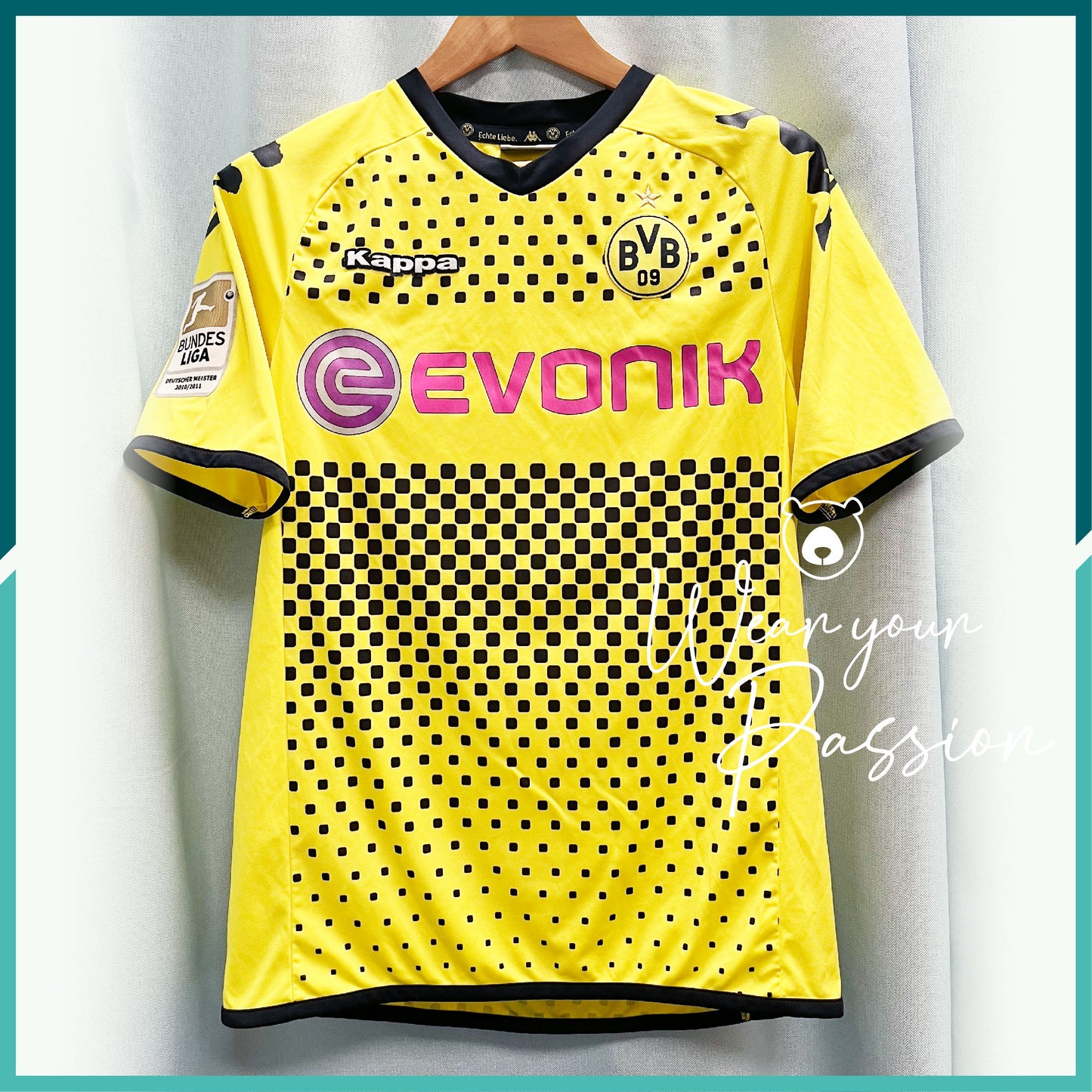 [Nameset & Patches Included] 2011-12 Dortmund Home Jersey