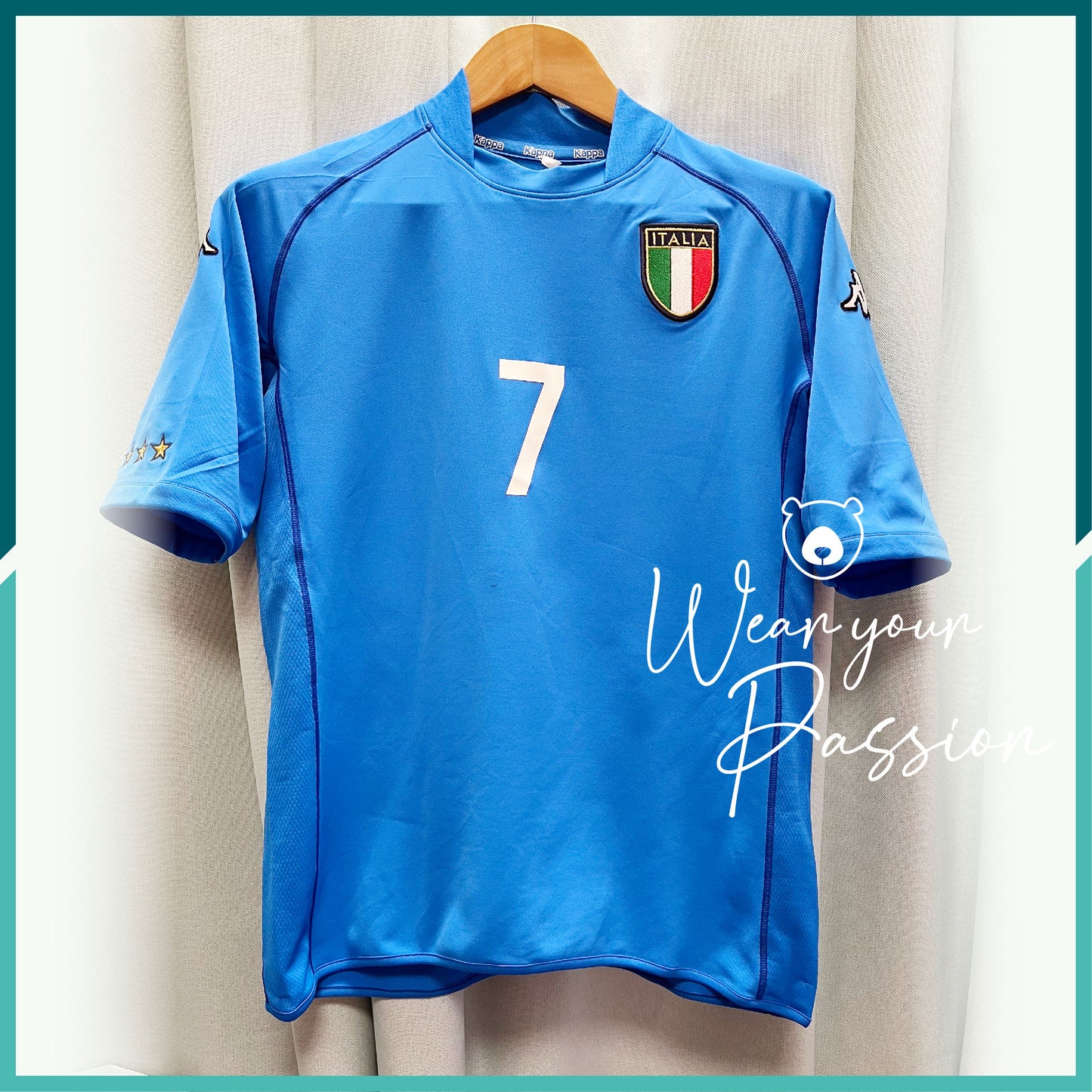 [Nameset Included] 2002 Italy Home Jersey