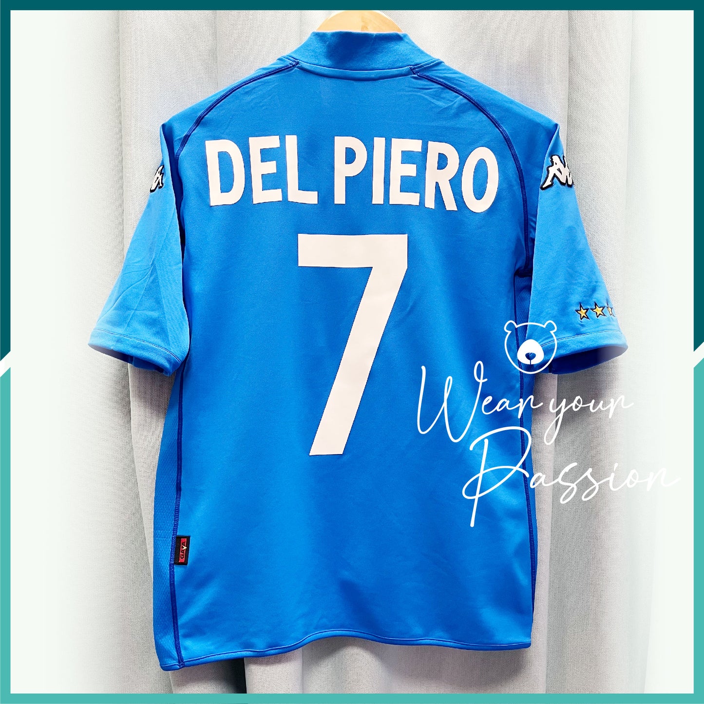 [Nameset Included] 2002 Italy Home Jersey