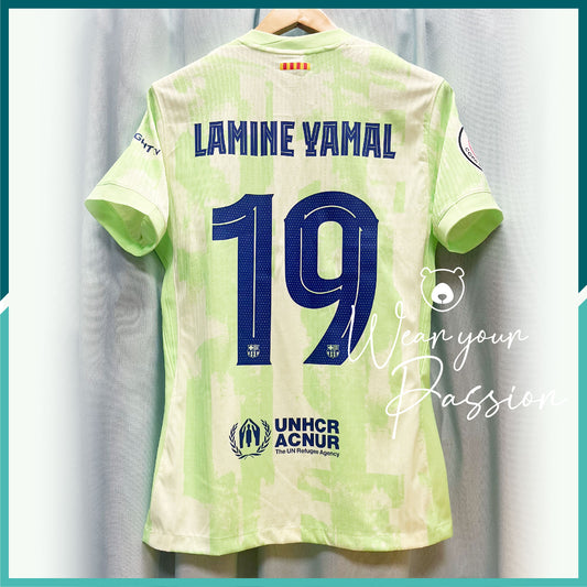 [連熨字、臂章] Player Issue 2024-25 巴塞隆拿第二作客球衣