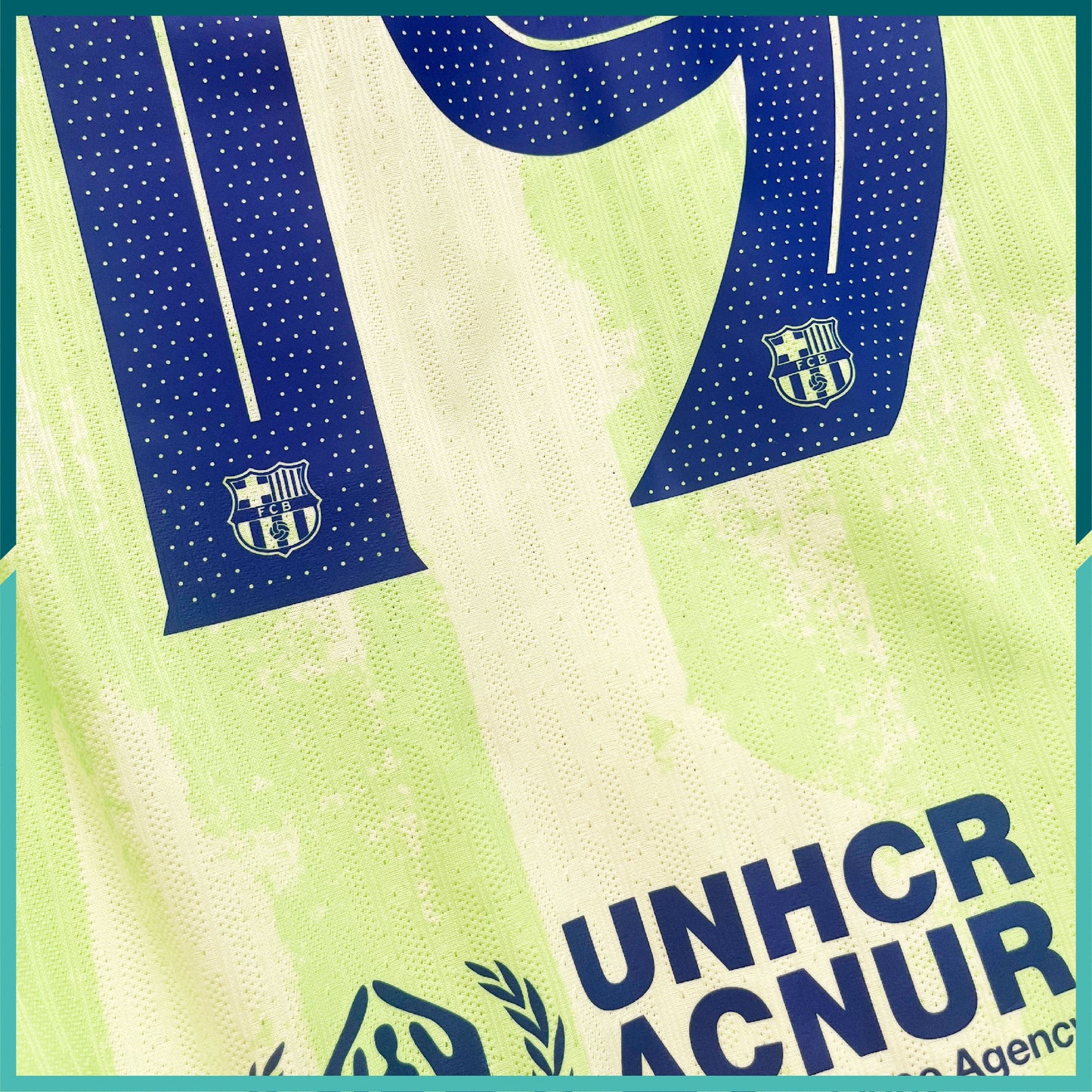 [連熨字、臂章] Player Issue 2024-25 巴塞隆拿第二作客球衣