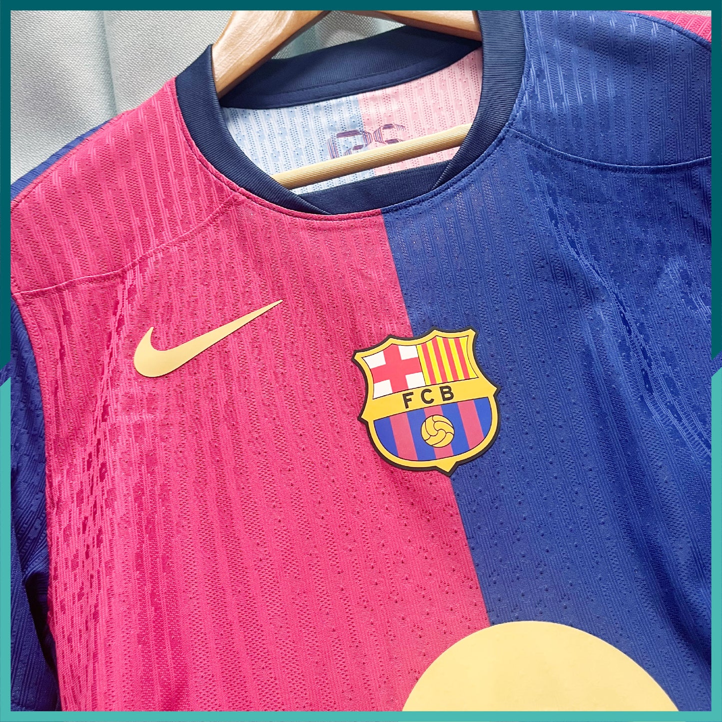 [連熨字、臂章] Player Issue 2024-25 巴塞隆拿主場球衣