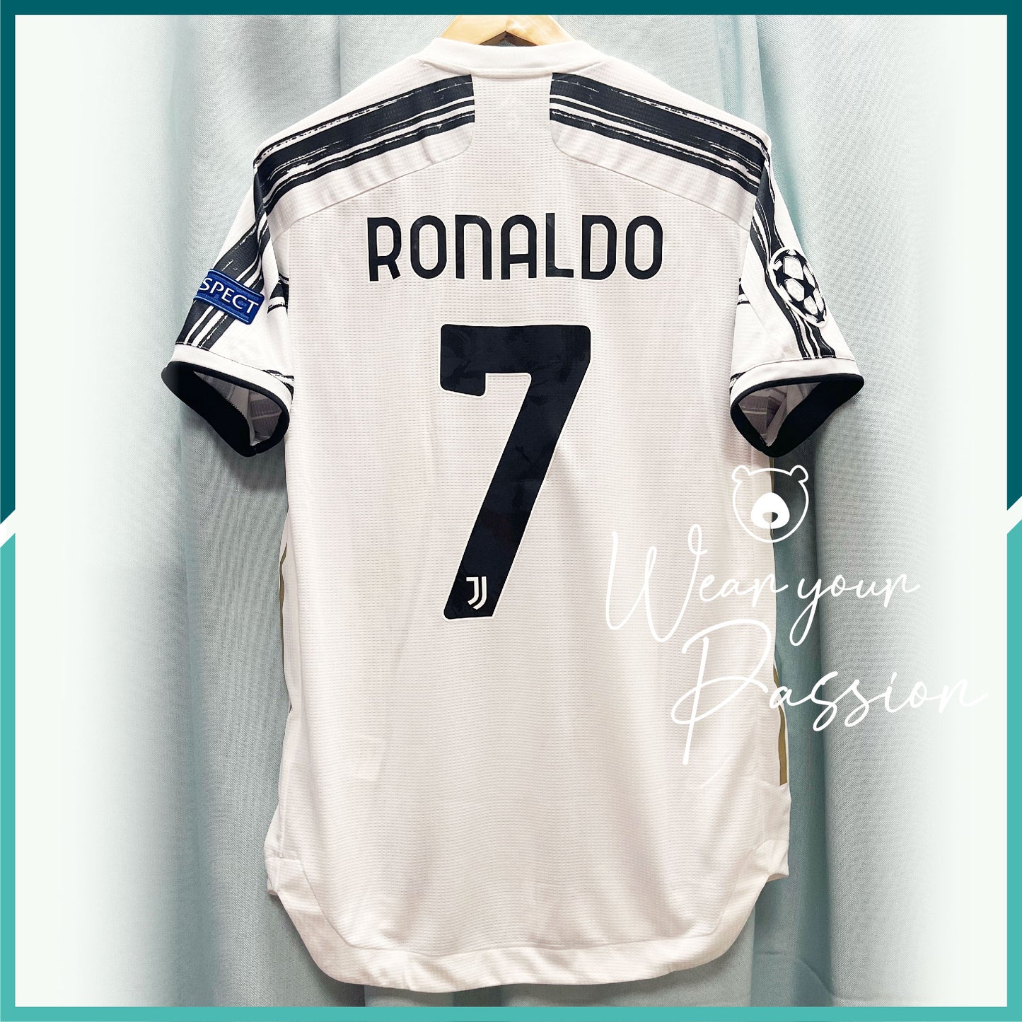[連熨字、臂章] Player Issue 2020-21 祖雲達斯主場球衣