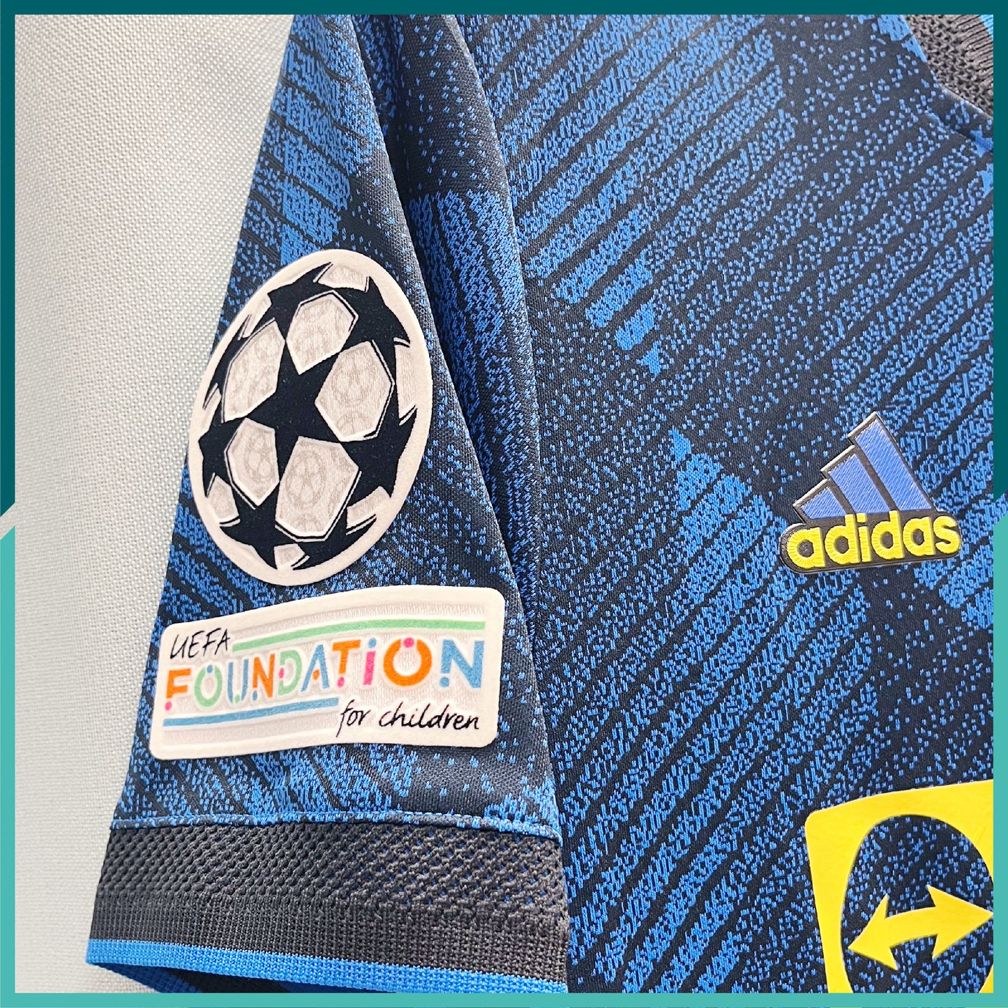 [連熨字、臂章] Player Issue 2021-22 曼聯第二作客球衣