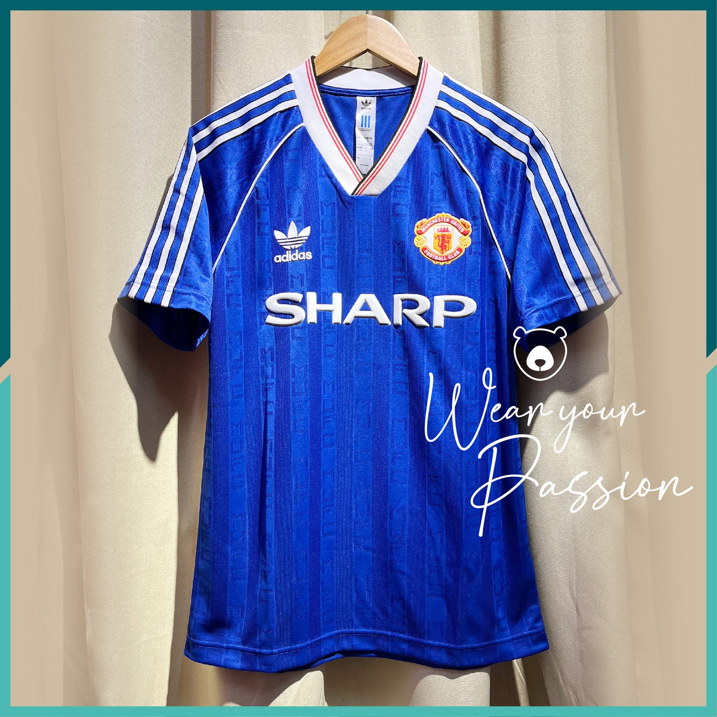 1988-90 Manchester United Official Retro Away Jersey