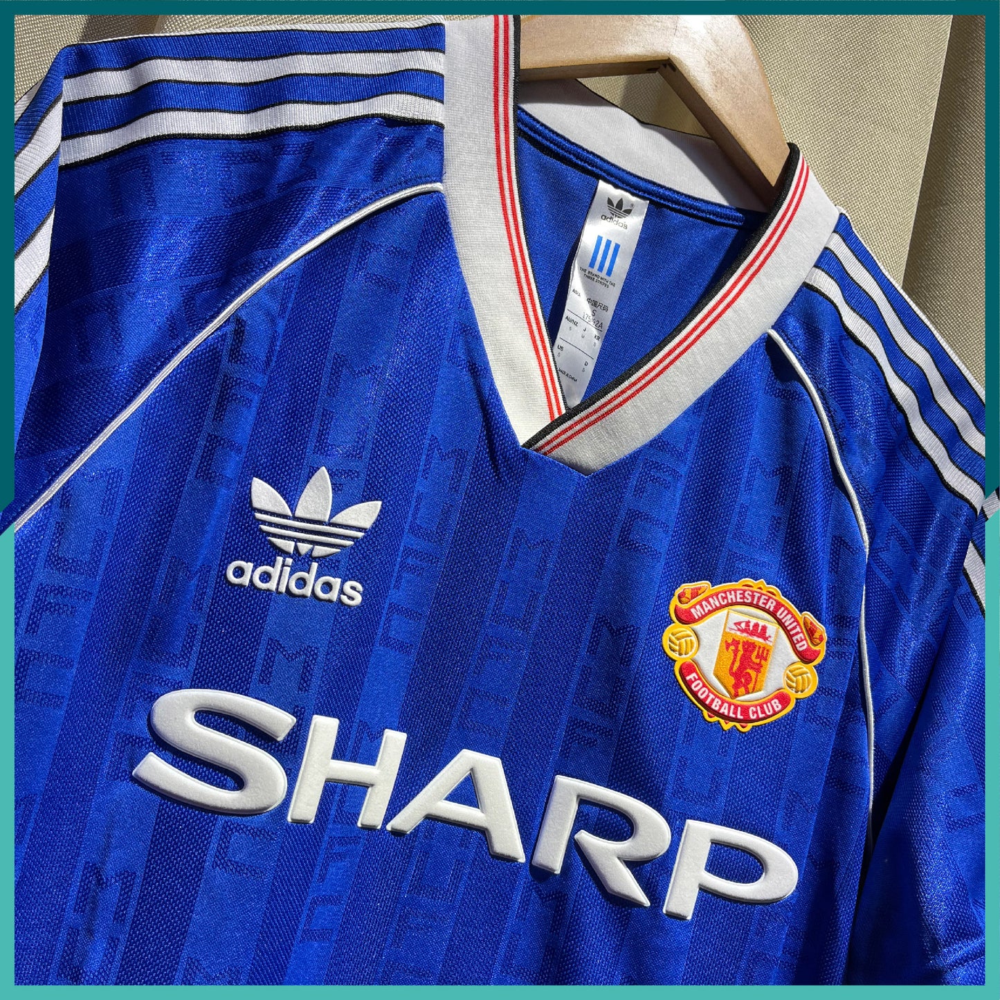 1988-90 Manchester United Official Retro Away Jersey