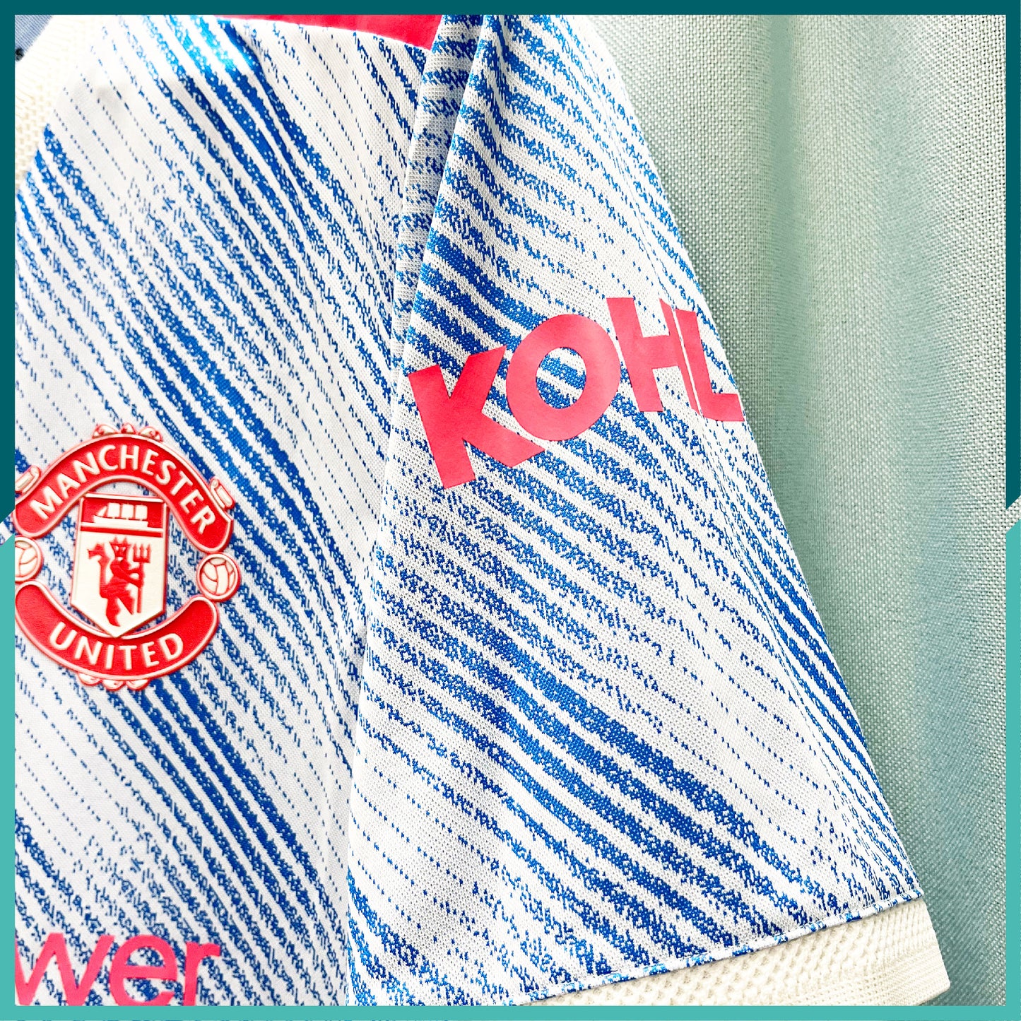 [連熨字、臂章] Player Issue 2021-22 曼聯作客球衣