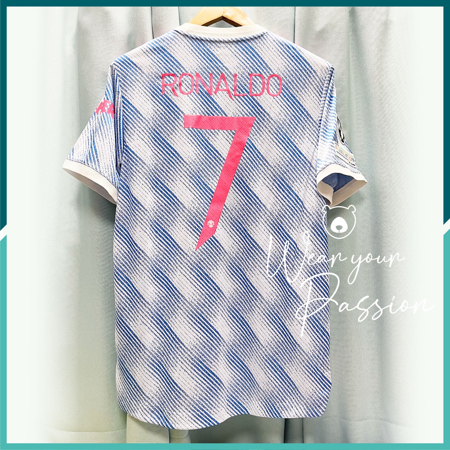 [連熨字、臂章] Player Issue 2021-22 曼聯作客球衣