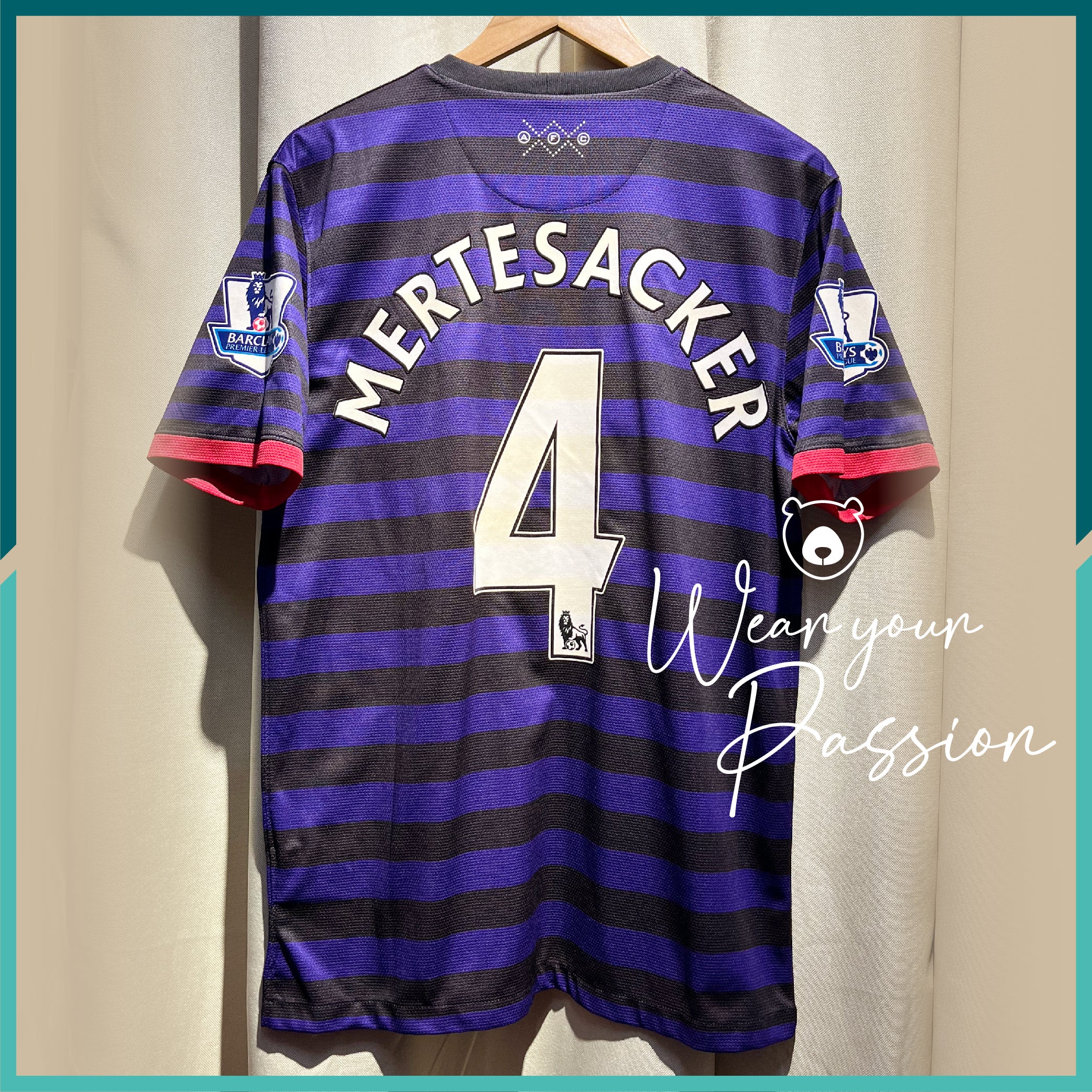 Nameset & Patches Included] 2012-13 Arsenal Away Jersey – 巨熊球衣