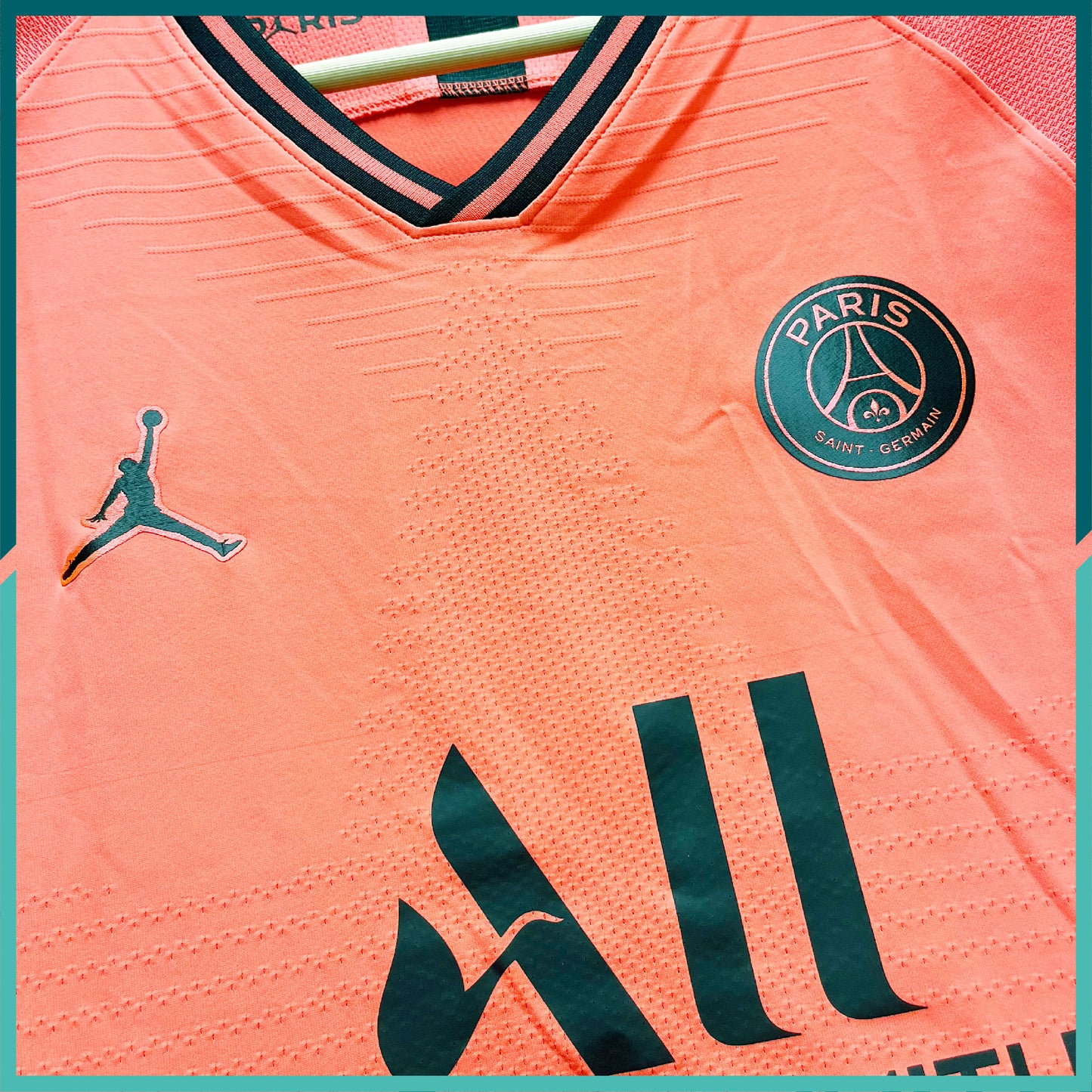 [連熨字、臂章] Player Issue 2019-20 巴黎聖日耳門作客球衣