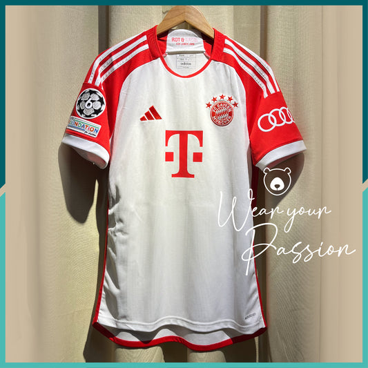 [Nameset & Patches Included] 2023-24 FC Bayern Home Jersey (UCL Version)