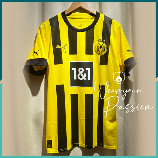 [Nameset & Patches Included] 2022-23 Dortmund Home Jersey