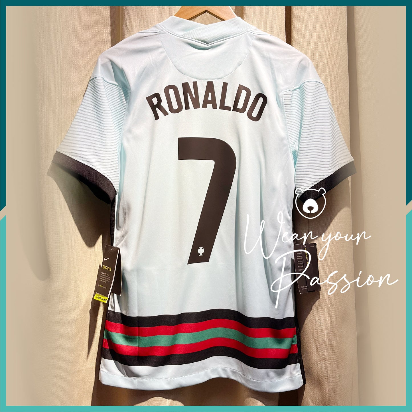 [Nameset & Patchs Included] 2020-22 Portugal Away Jersey